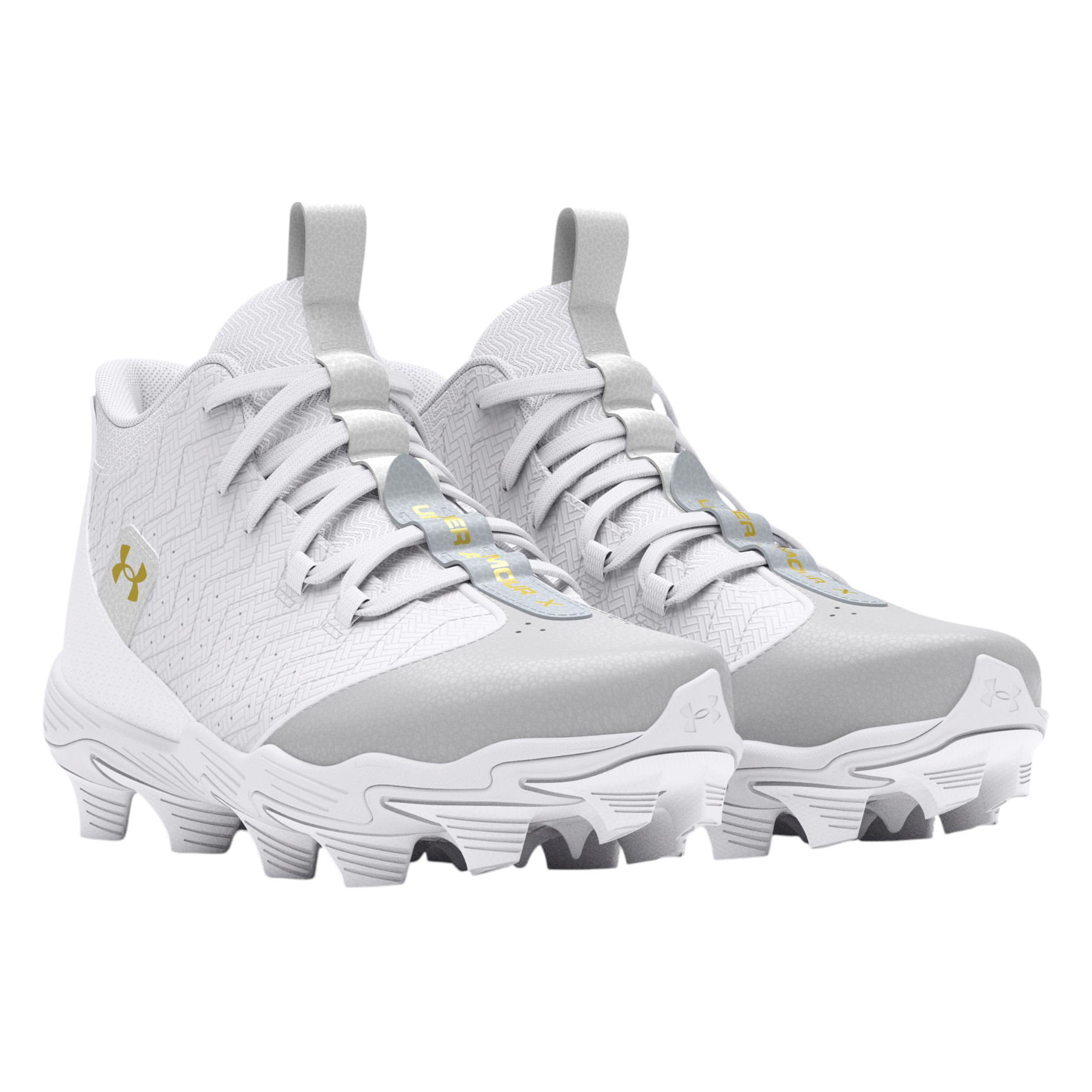 Under-Armour-Harper-9-RM-Jr-Baseball-Cleat---Boys--White---White---Metallic-Gold