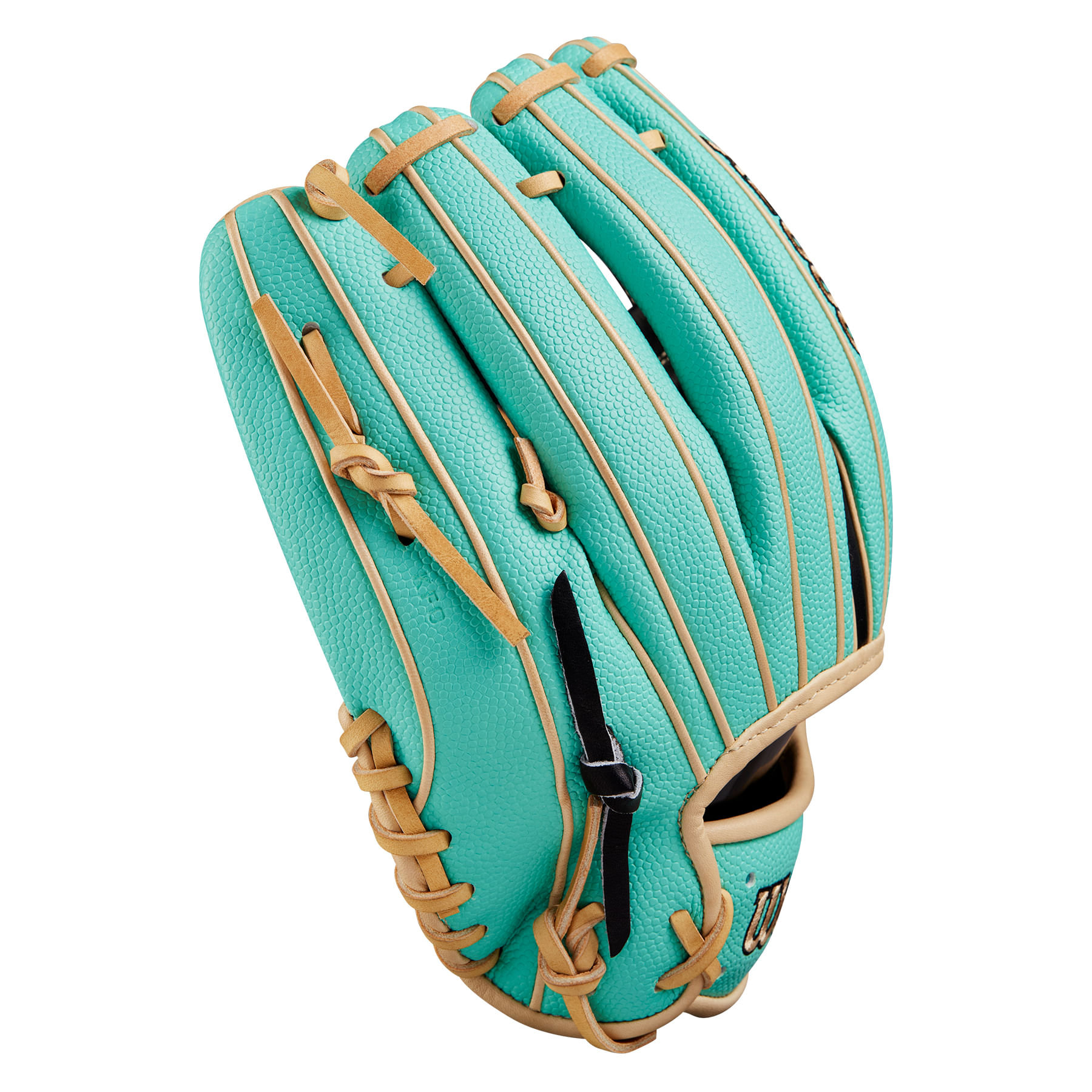 Wilson-A2000-1716-11.5--Infield-Baseball-Glove---2025-Black---Seafoam-SuperSkin---Blonde
