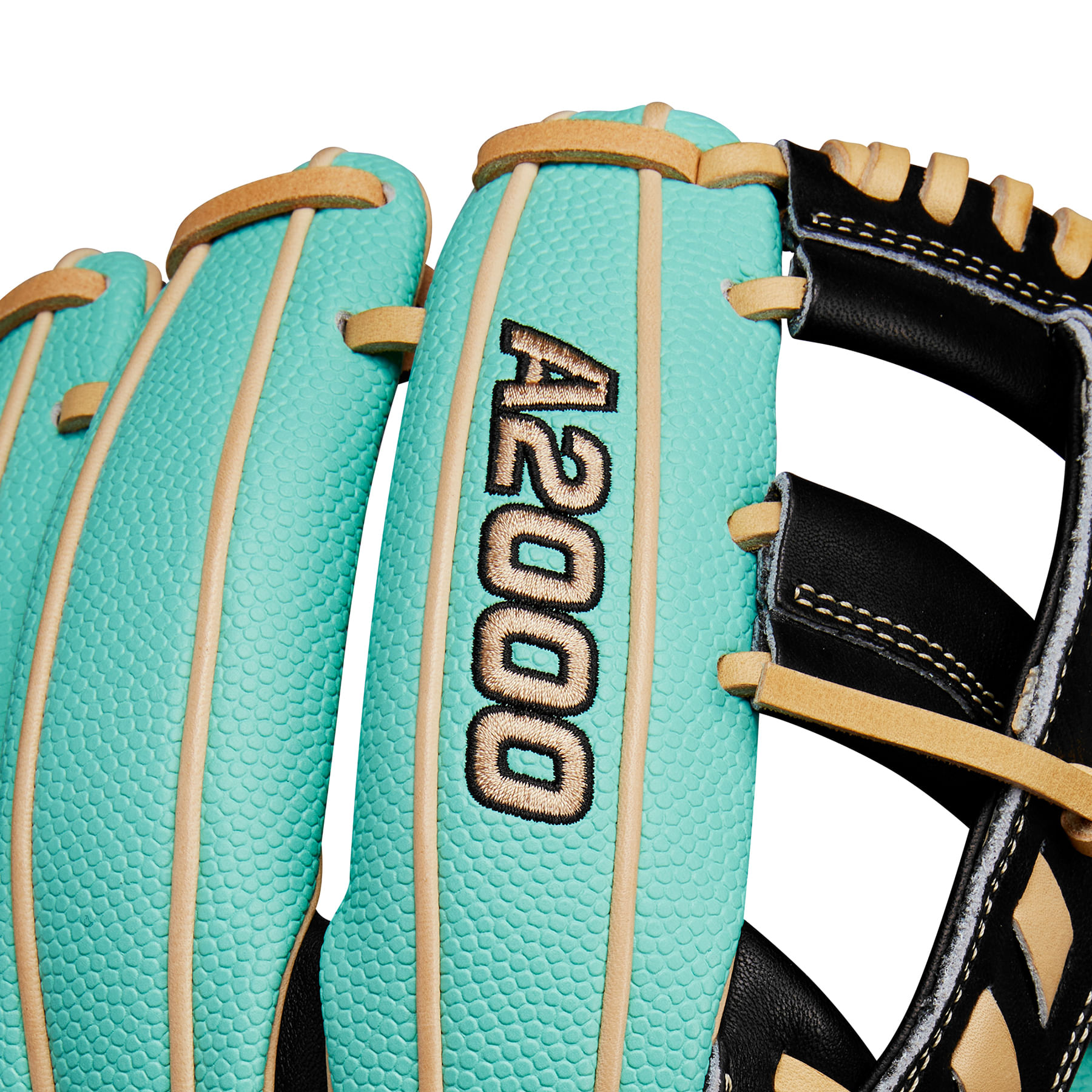 Wilson-A2000-1716-11.5--Infield-Baseball-Glove---2025-Black---Seafoam-SuperSkin---Blonde