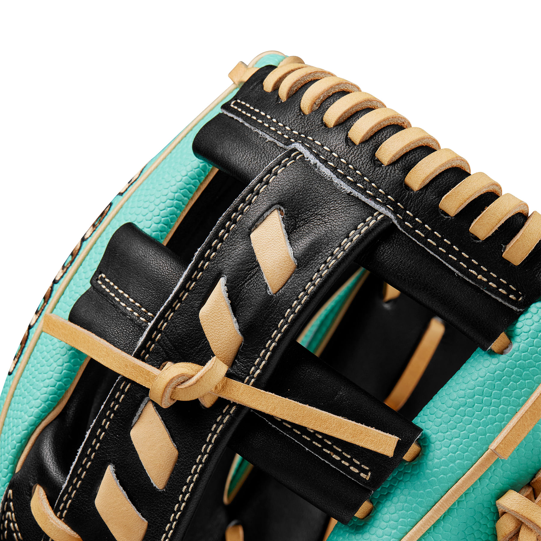 Wilson-A2000-1716-11.5--Infield-Baseball-Glove---2025-Black---Seafoam-SuperSkin---Blonde