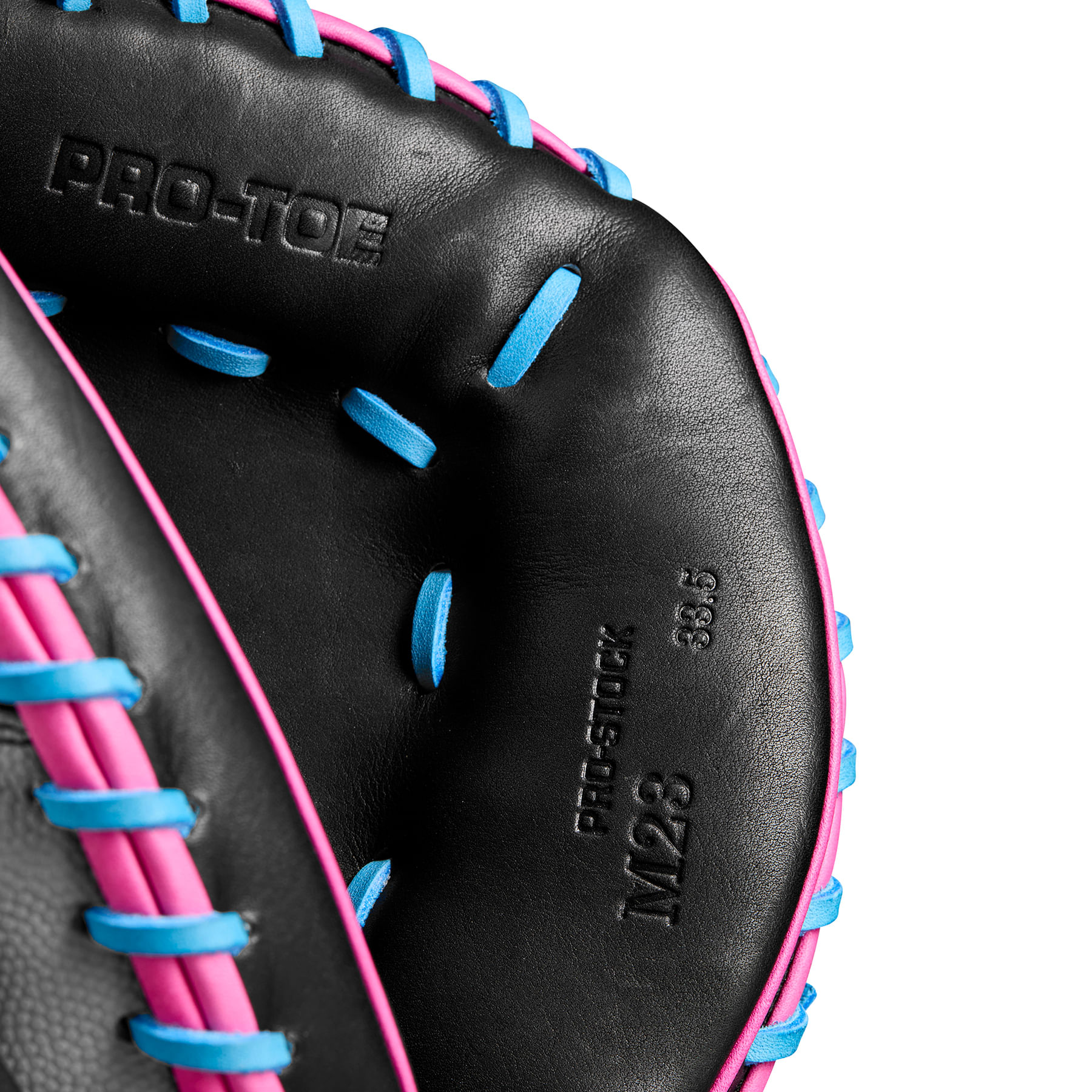 Wilson-A2000-M23-33.5--Baseball-Catcher-s-Mitt---2025-Grey---Pink---Sky-Blue