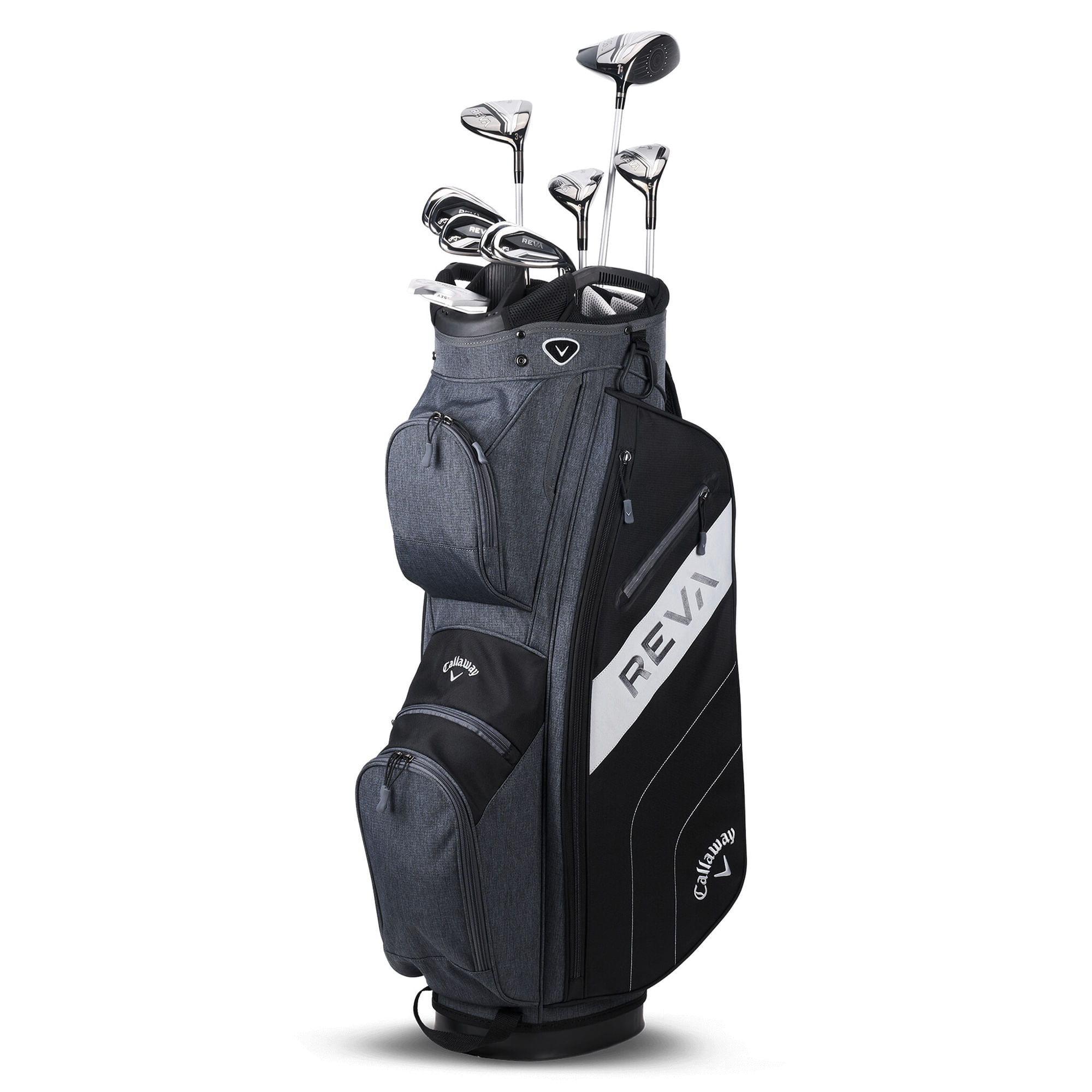 Callaway-REVA-11-Piece-Cart-Bag-Complete-Set---Women-s-Black