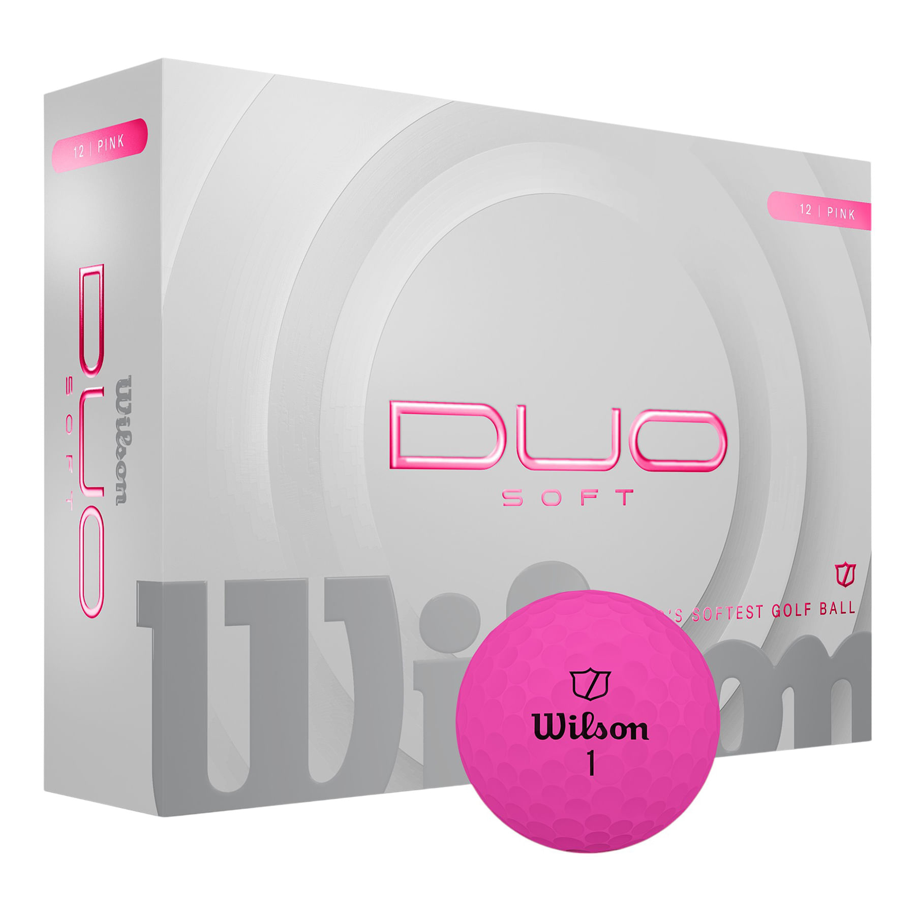 Wilson-Duo-Soft-Golf-Balls-2025--12-Pack--Matte-Pink