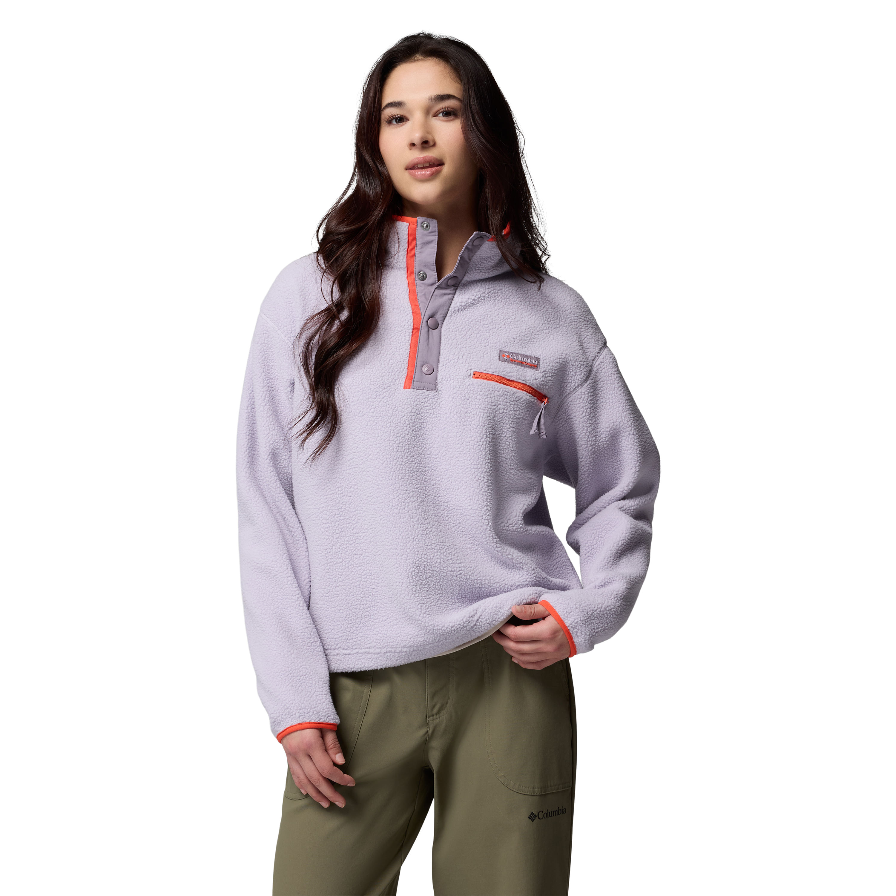 Columbia-Helvetia-Ii-Crop-Half-Fleece---Women-s-Lavender-Pearl---Shale-Purple---Zing