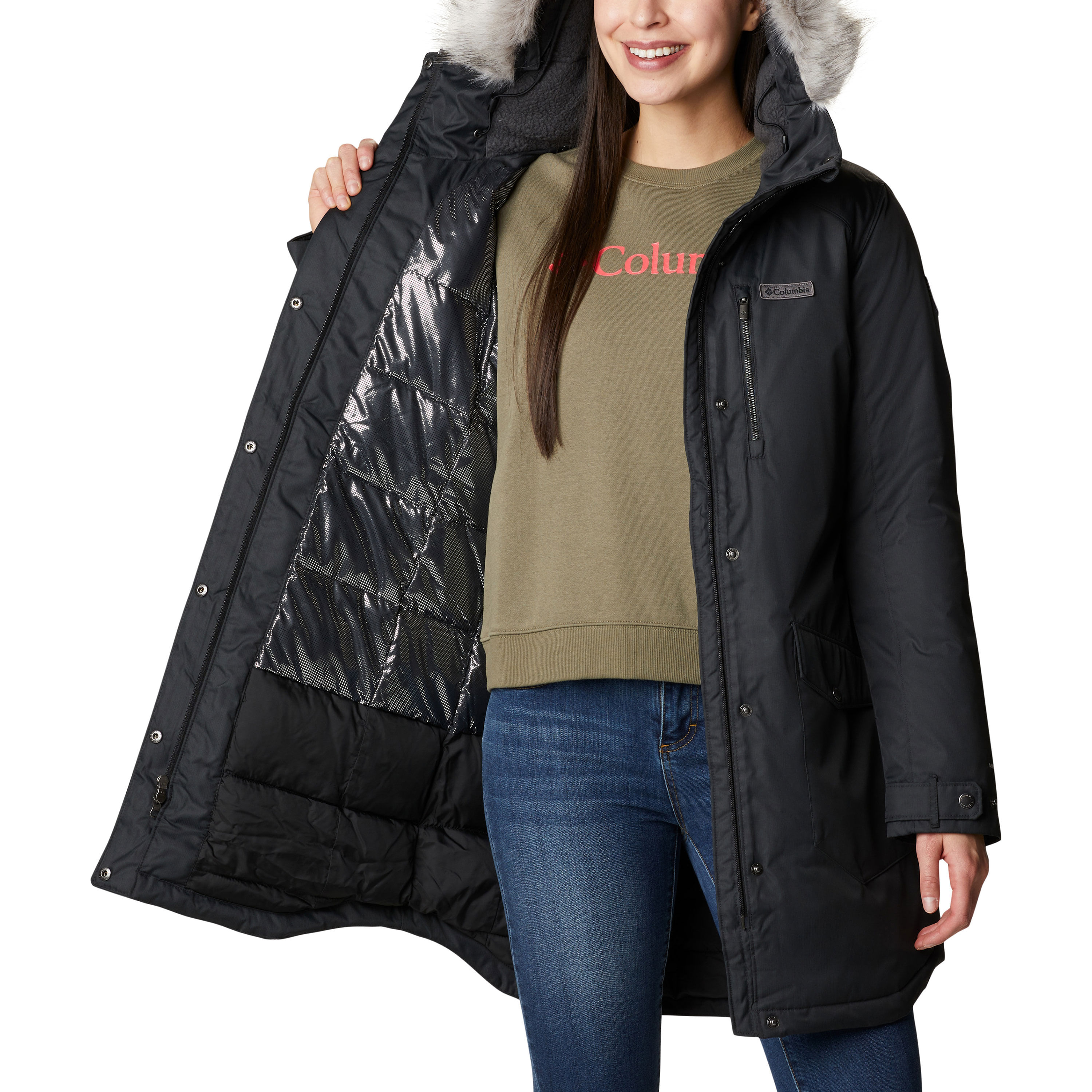 Columbia Suttle Mountain Long Insulated Jacket - Women's - Als.com