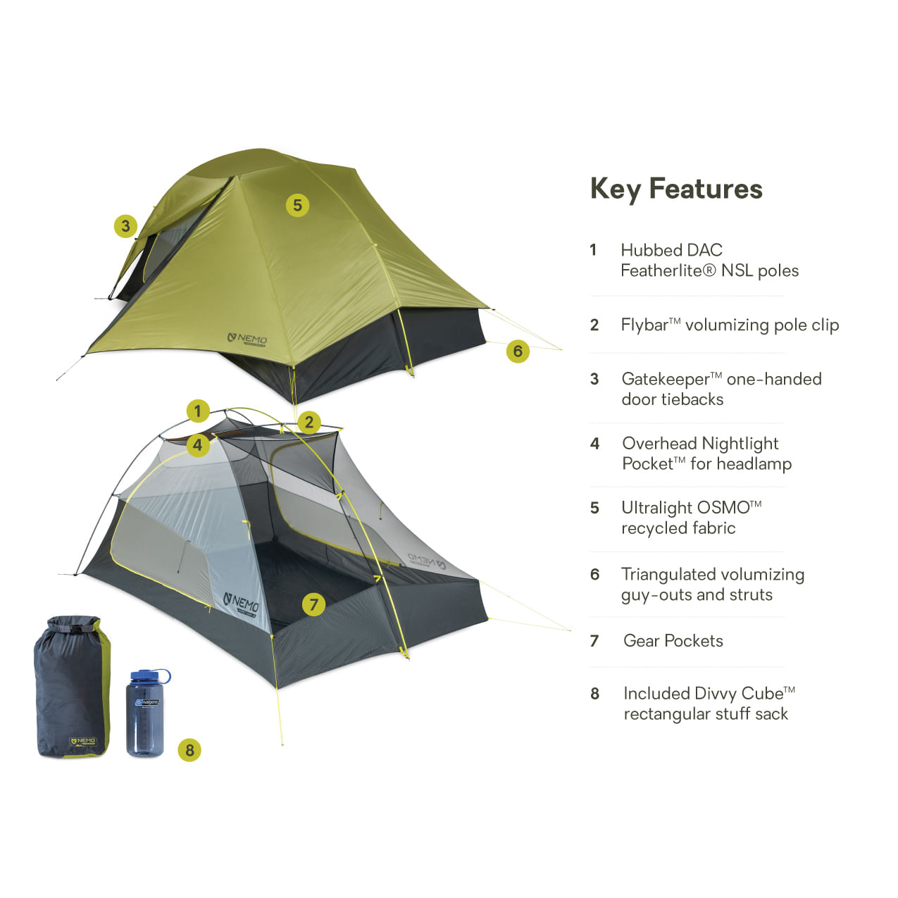 NEMO-Dagger-OSMO-3---Person-Lightweight-Backpacking-Tent-Birch-Bud