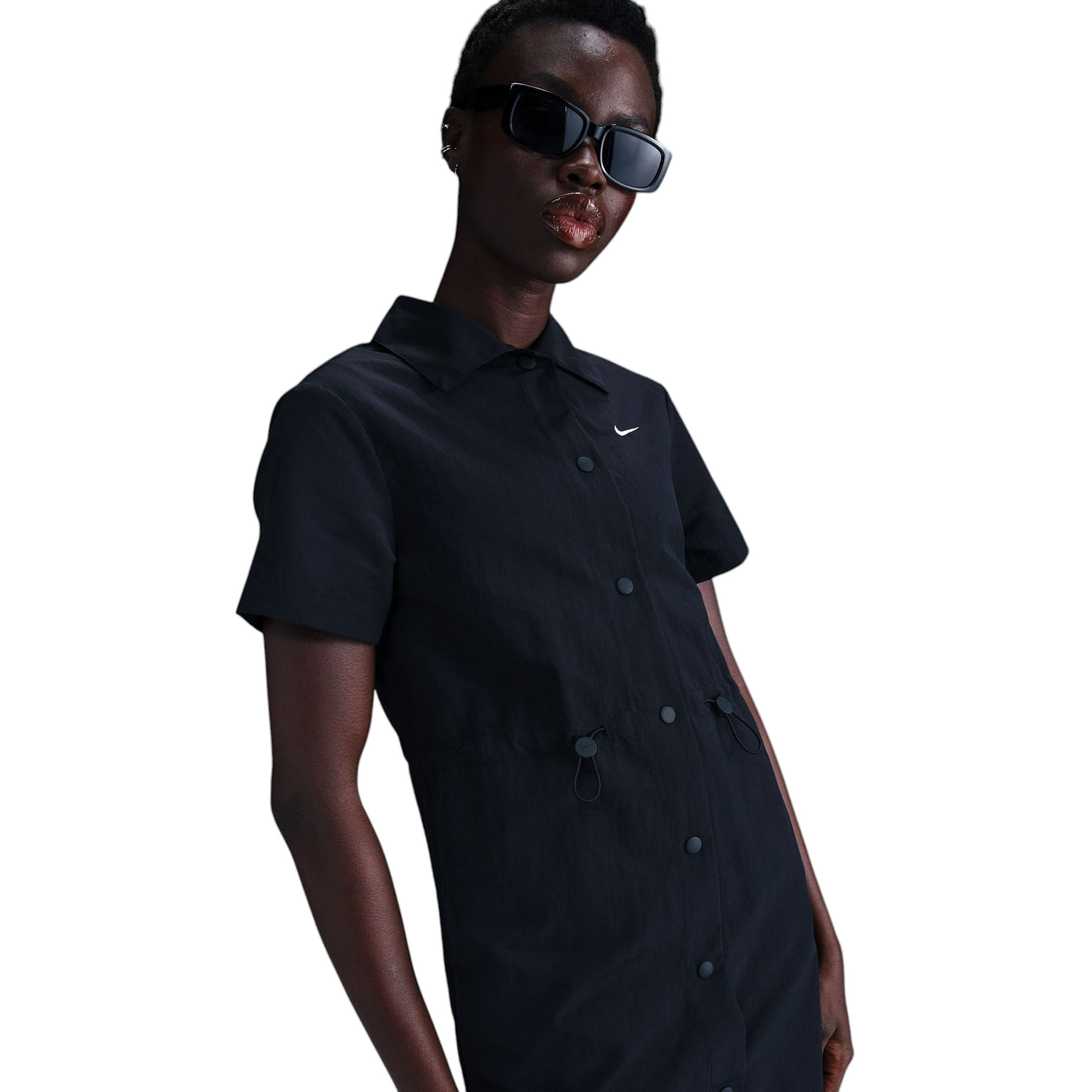 Nike Sportswear Everything Wovens Short-Sleeve Mini Dress