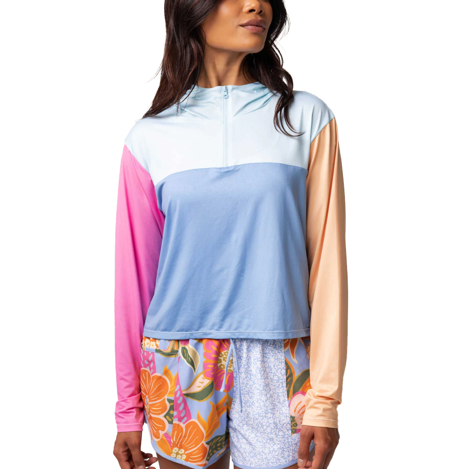 ROXYロンスリ Roxy Essentials Hooded UPF 50 Long-Sleeve Rashguard