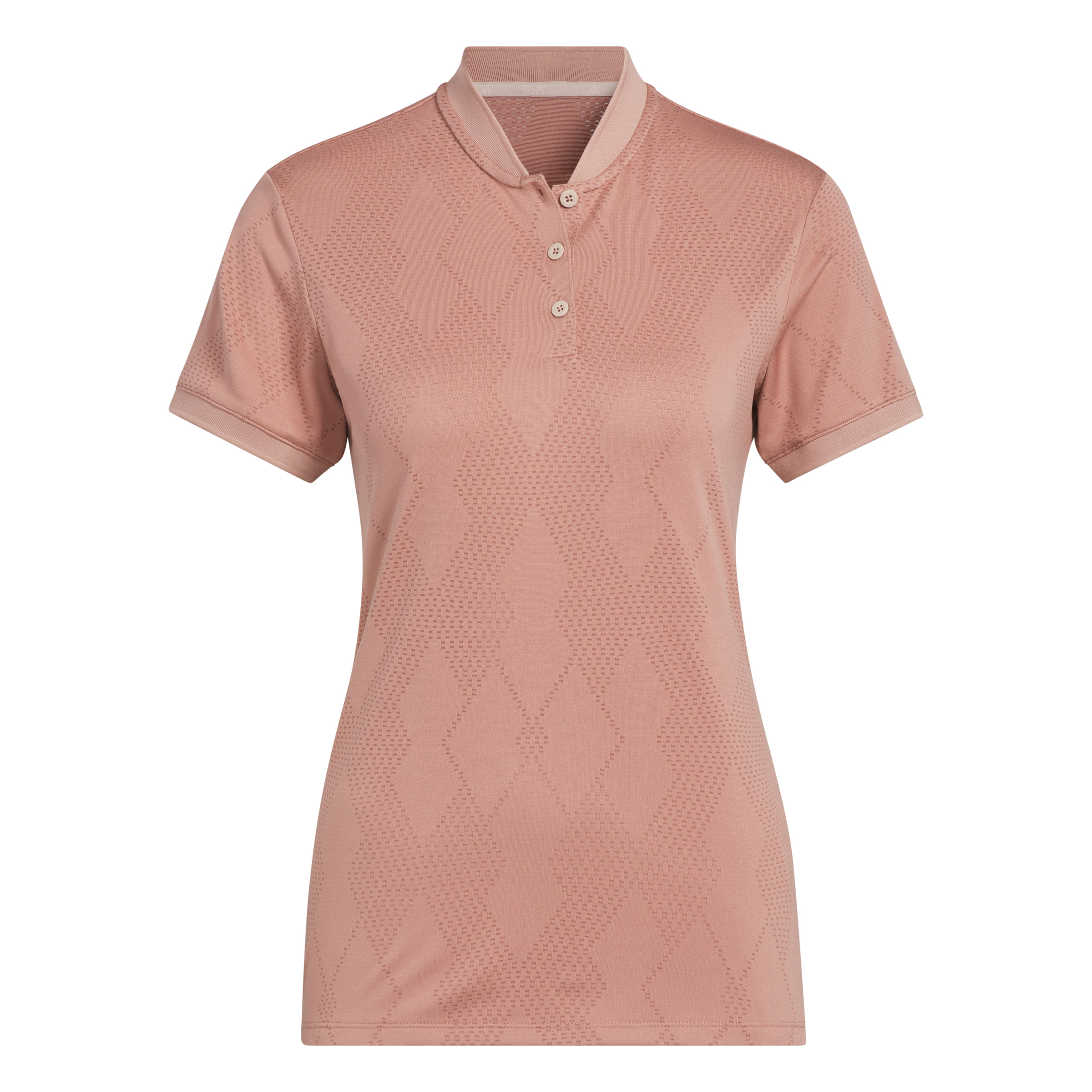 adidas-Ultimate365-Diamond-Jacquard-Polo---Women-s-Warm-Clay