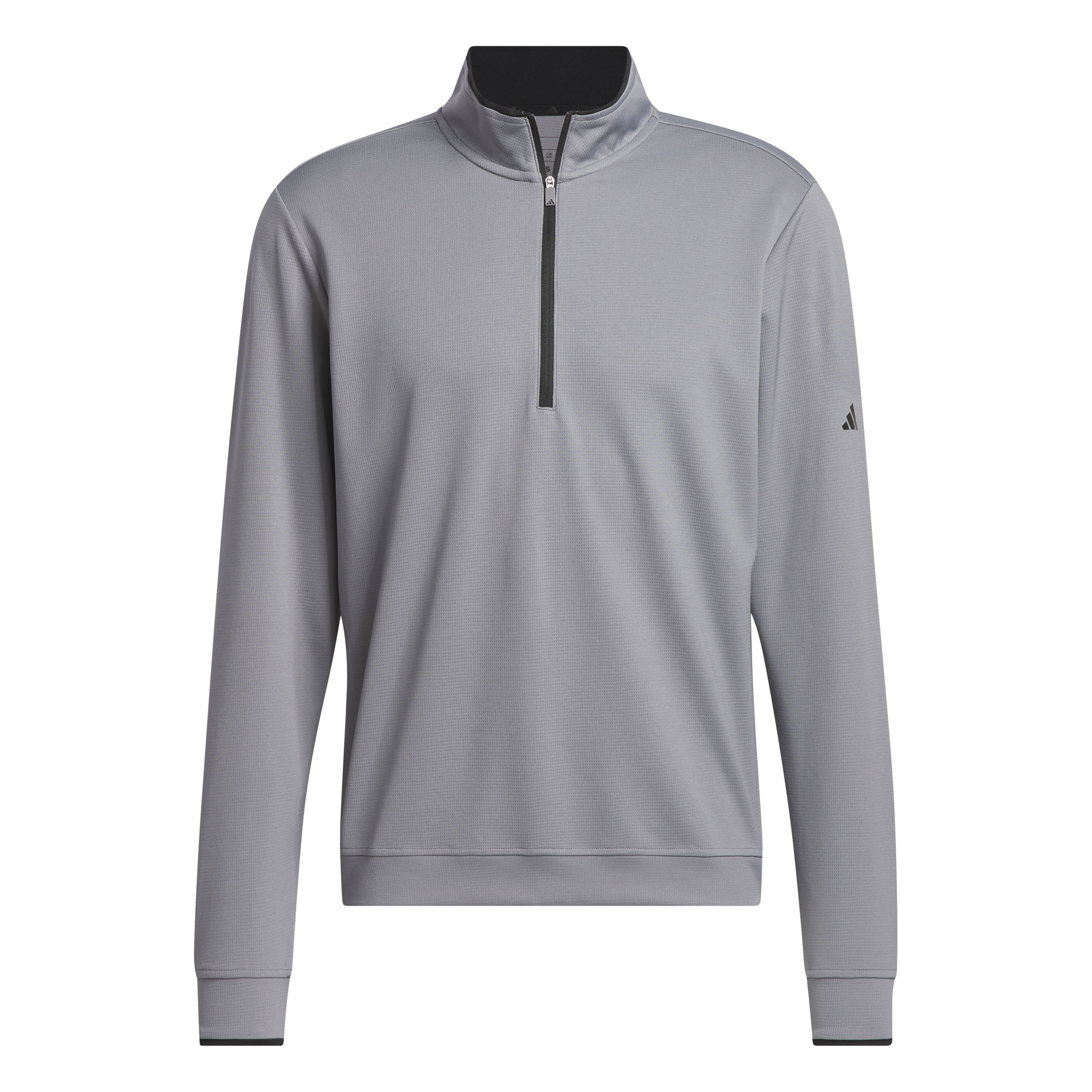 adidas-UPF-Lightweight-Golf-1-4-Zip-Pullover---Men-s-Grey-Heather