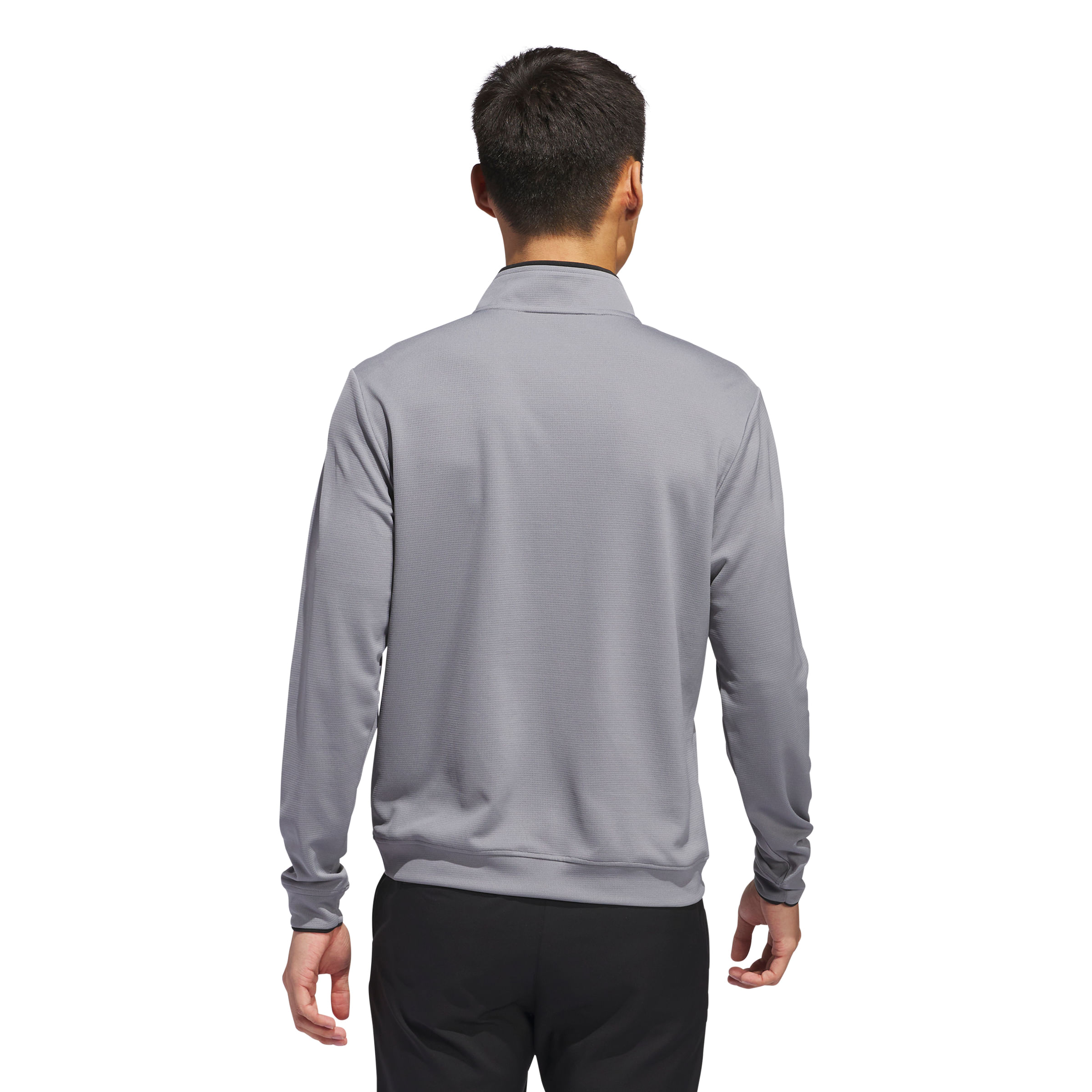 adidas-UPF-Lightweight-Golf-1-4-Zip-Pullover---Men-s-Grey-Heather