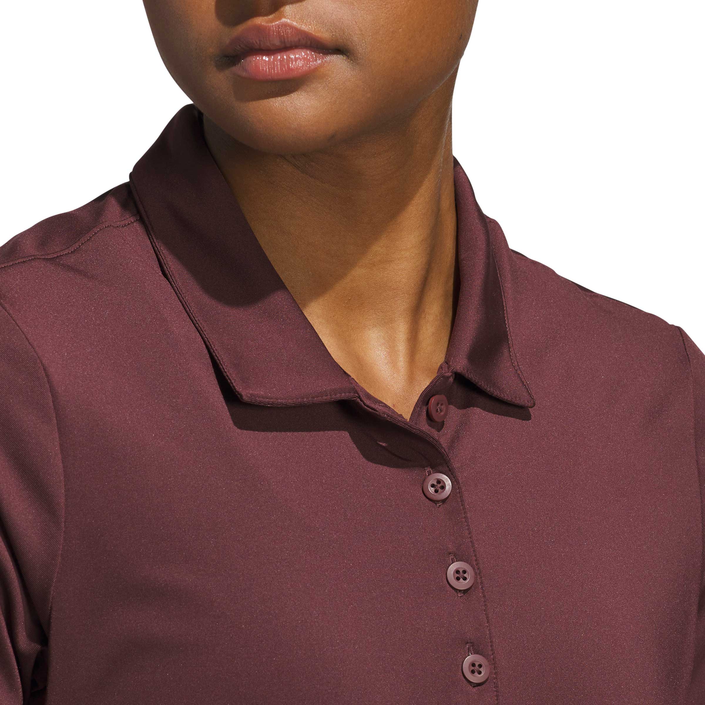 adidas-Ultimate365-Solid-Short-Sleeve-Polo---Women-s-Aurora-Ruby