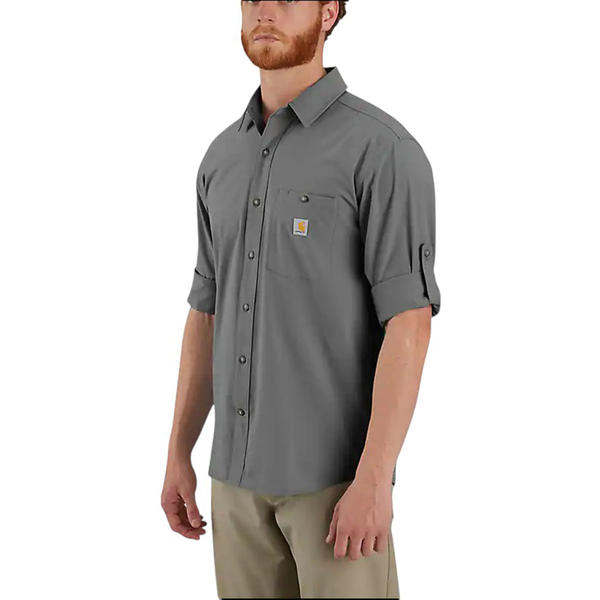 Carhartt-Force-Sun-Relaxedfit-Long-Sleeve-Shirt---Men-s-Steel
