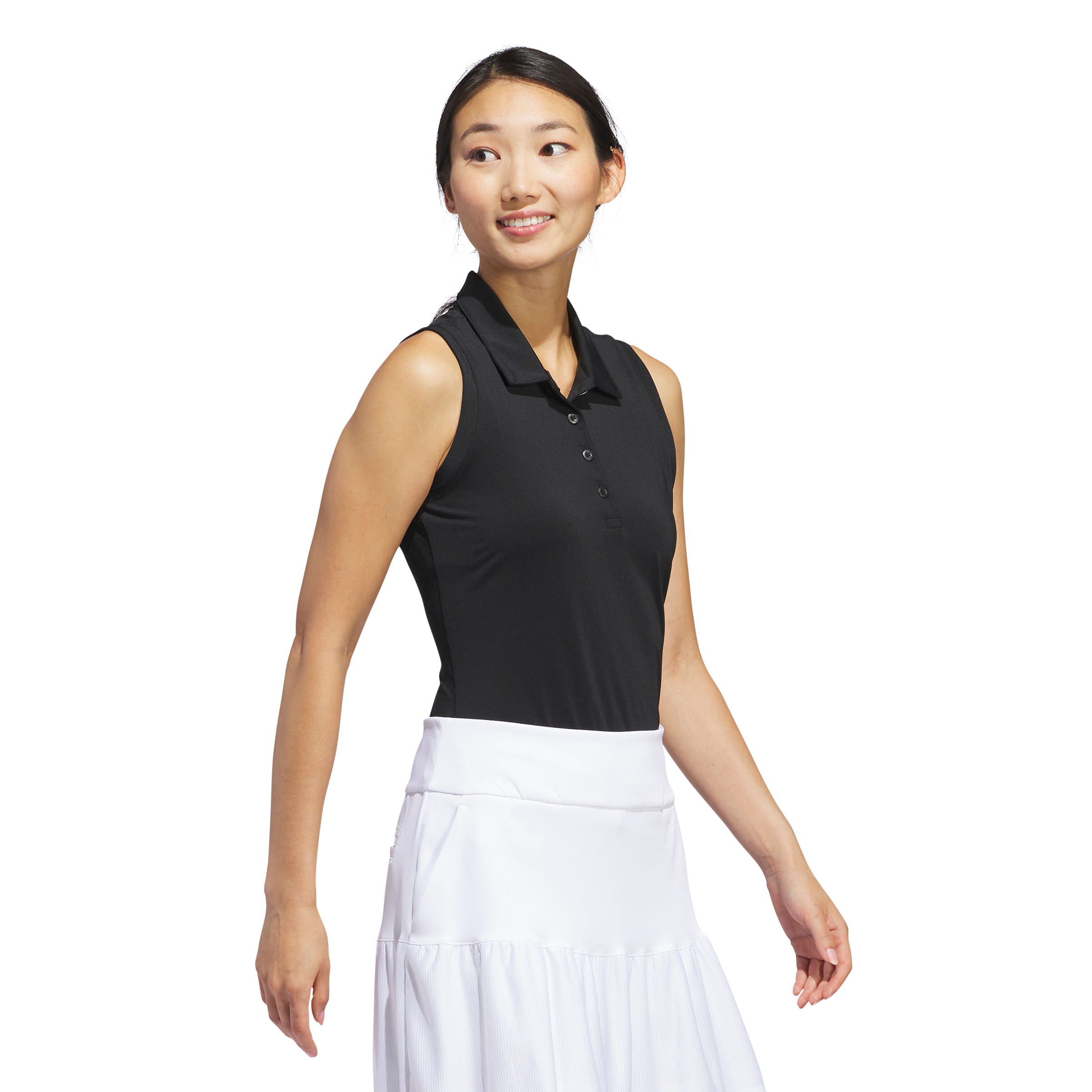 adidas-Ultimate365-Solid-Sleeveless-Polo---Women-s-Black