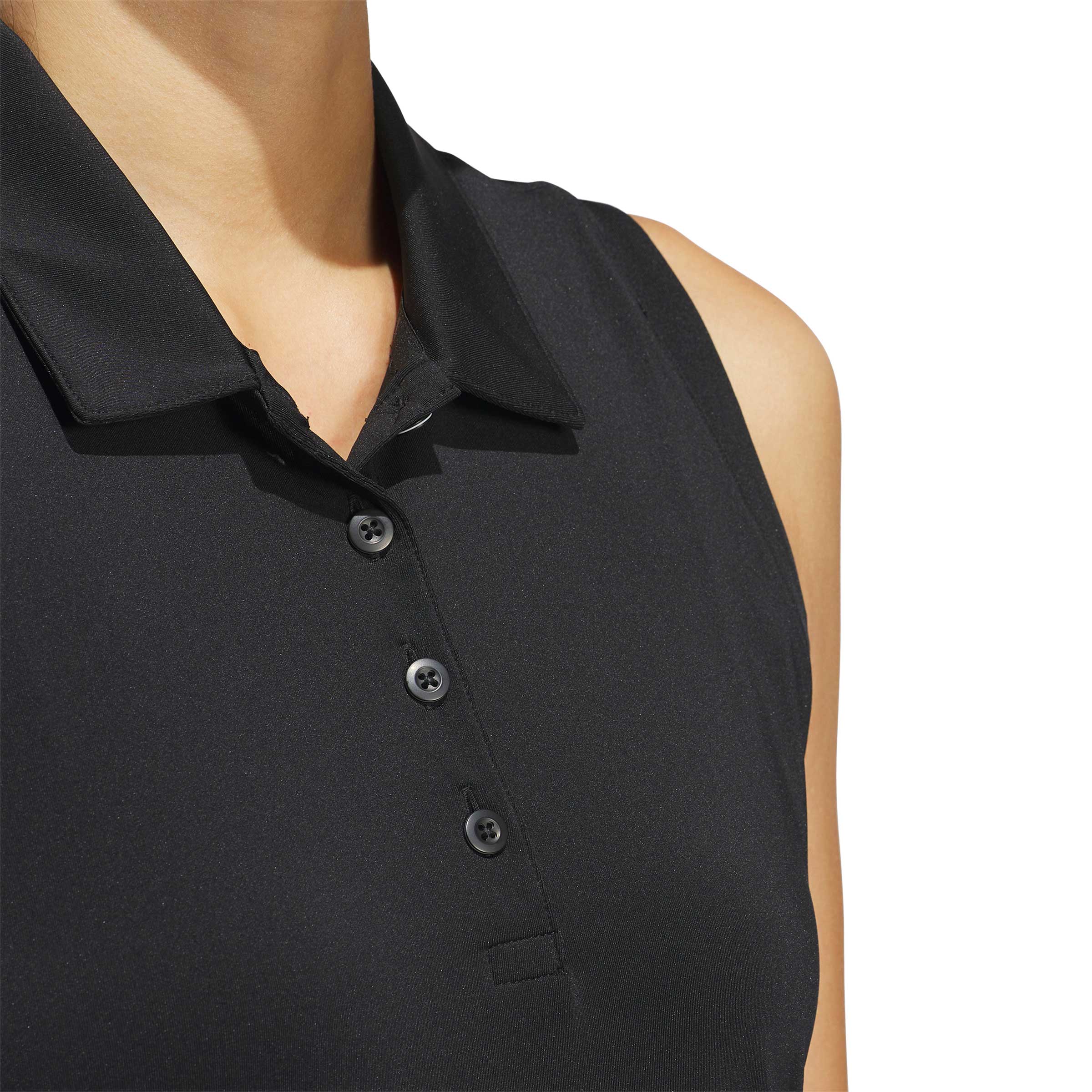 adidas-Ultimate365-Solid-Sleeveless-Polo---Women-s-Black