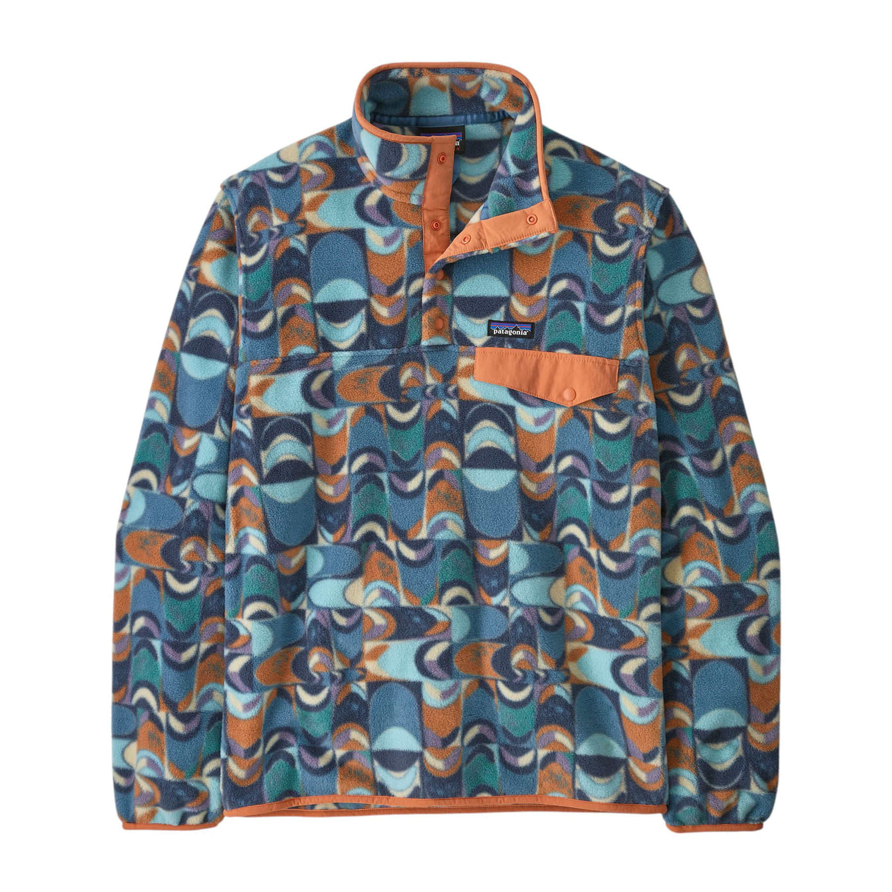 Patagonia-Lightweight-Synchilla-Snap-T-Fleece-Pullover---Men-s-Swallowtail-Geo---Still-Blue