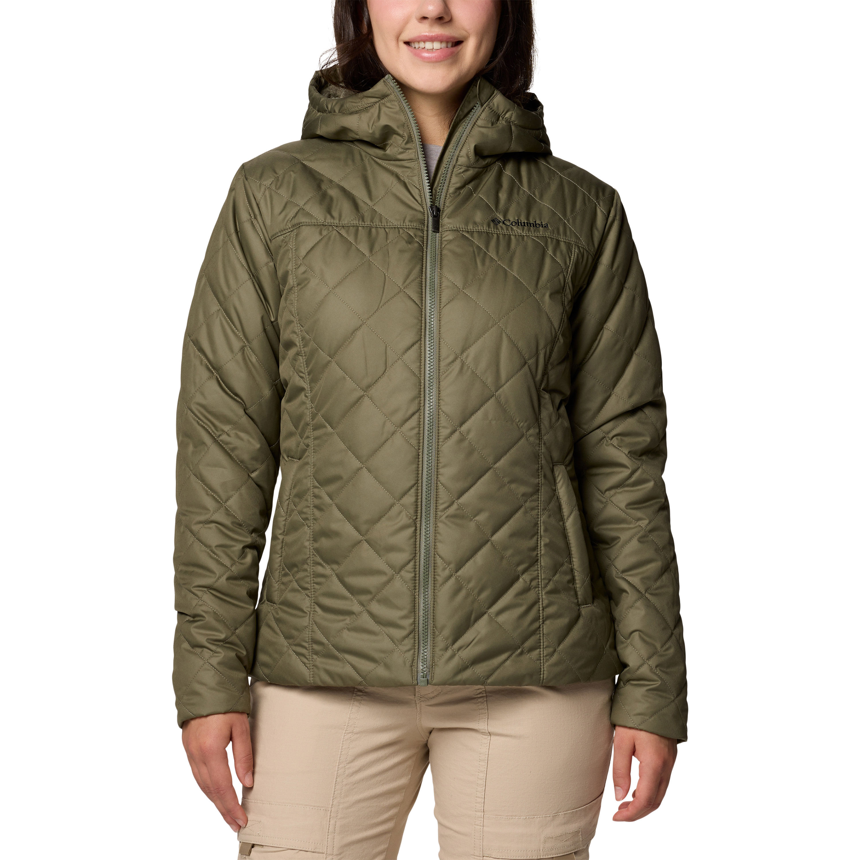 Columbia-Copper-Crest-II-Hooded-Jacket---Women-s-Stone-Green