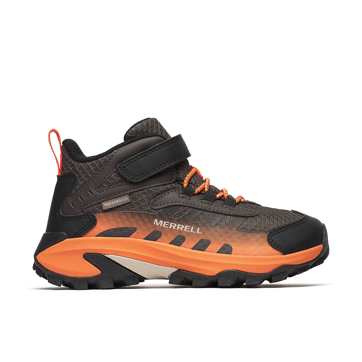 Merrell-Moab-Speed-2-Mid-A-C-Waterproof-Shoe---Kids--Gunsmoke---Orange