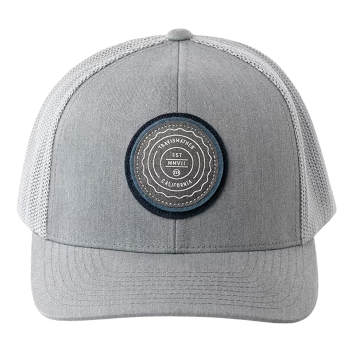 TravisMathew-The-Patch-Snapback-Hat-Heather-Grey-Pinstri