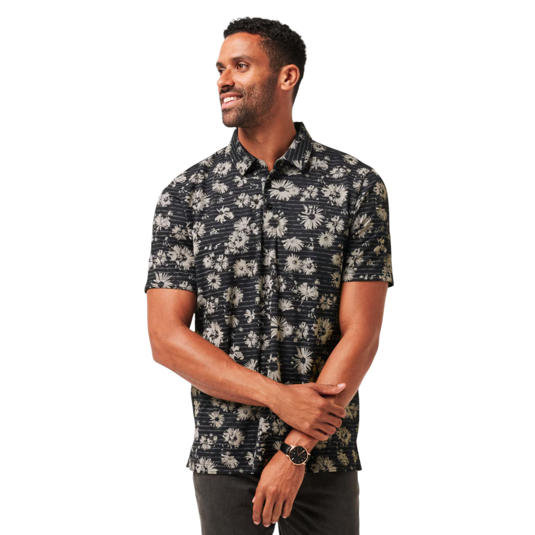 TravisMathew-Shaded-Grove-Polo---Men-s-Black