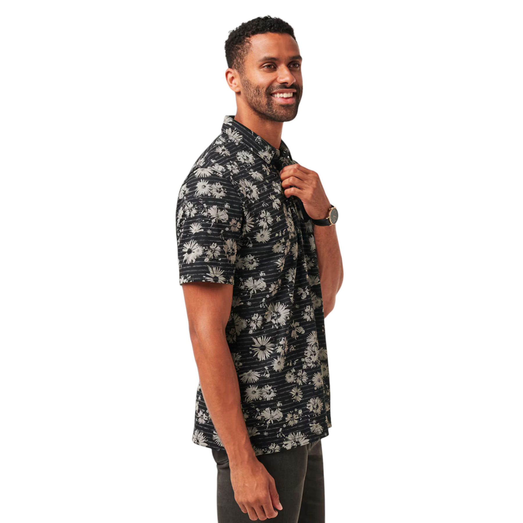 TravisMathew-Shaded-Grove-Polo---Men-s-Black