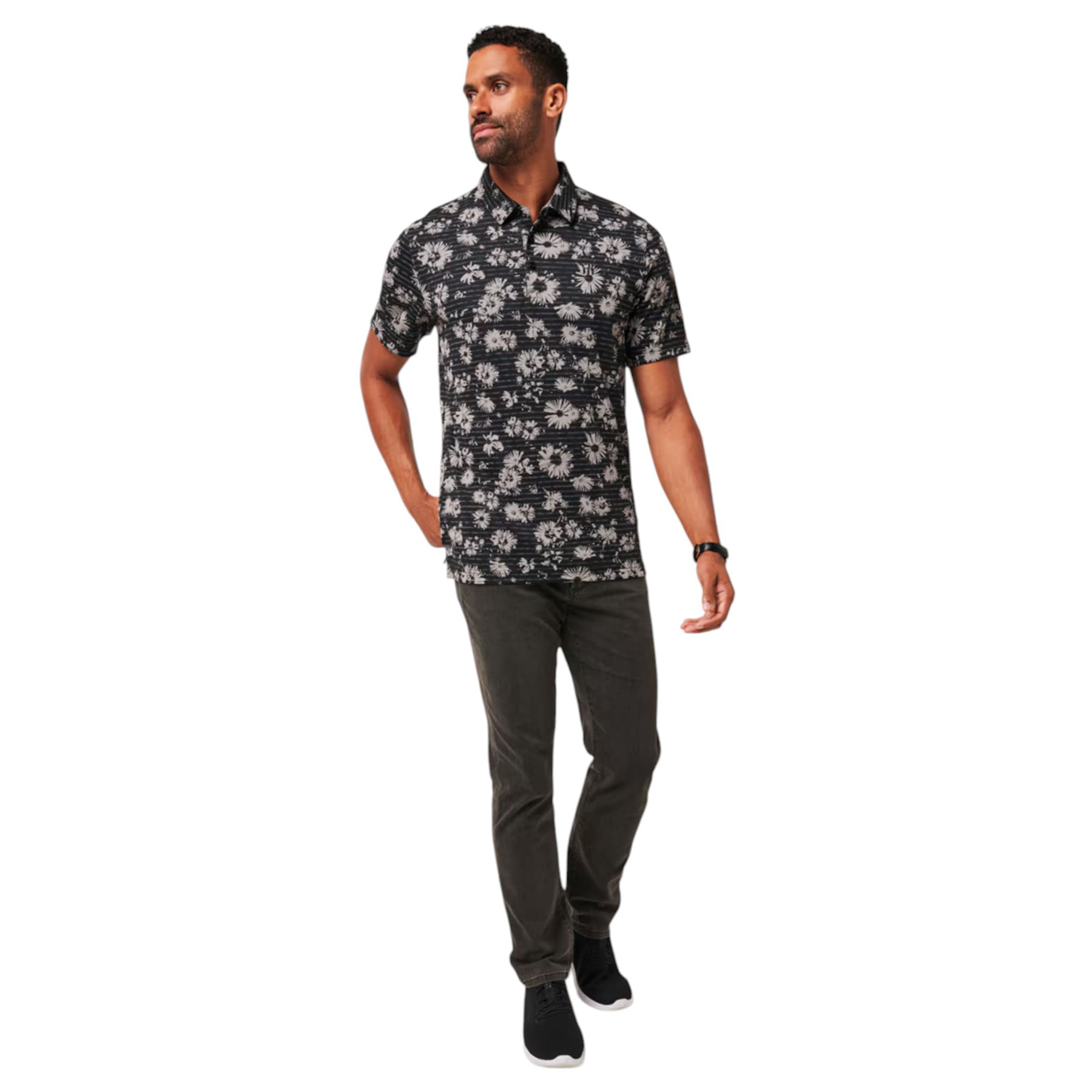 TravisMathew-Shaded-Grove-Polo---Men-s-Black