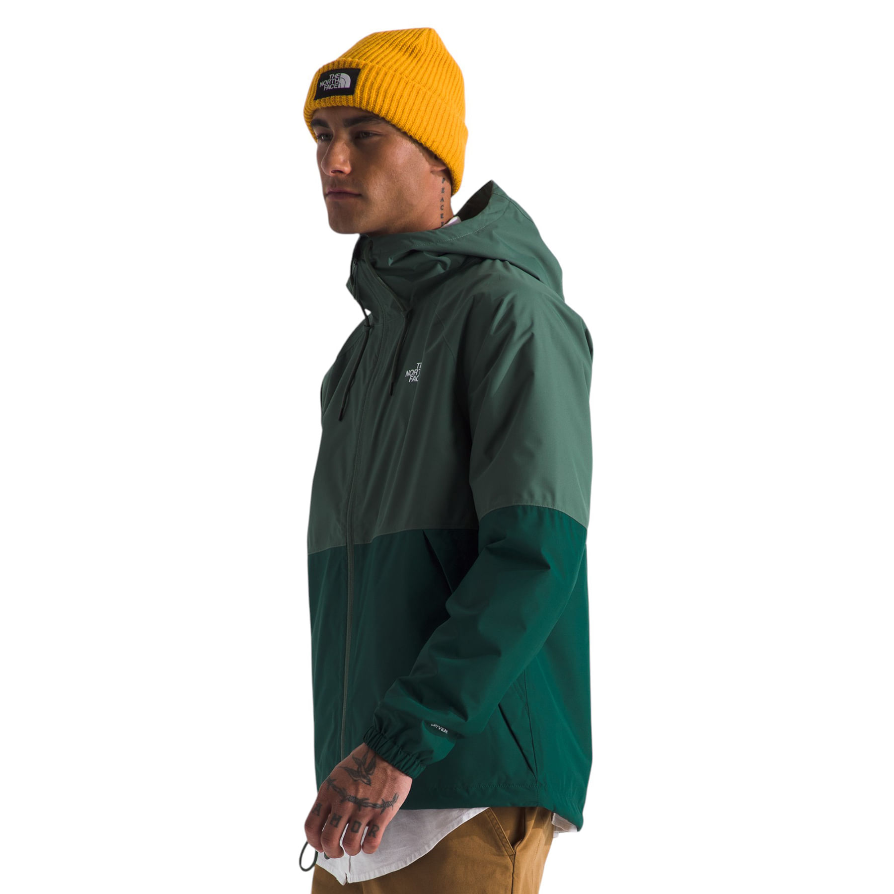 The-North-Face-Antora-Rain-Hoodie---Men-s-Duck-Green---Deep-Nori