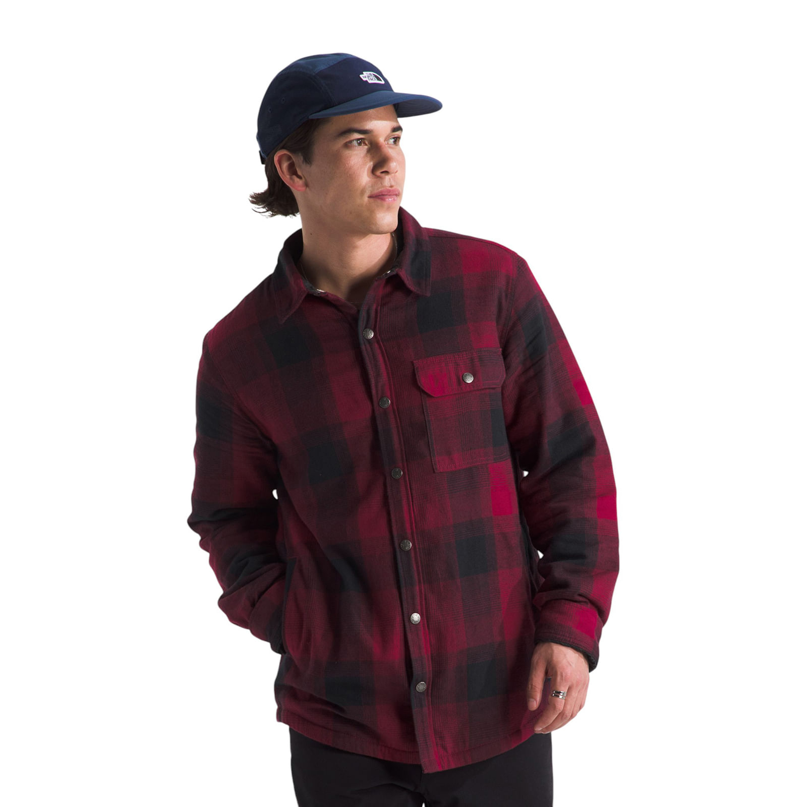 The-North-Face-Campshire-Shirt---Men-s-Beetroot-TNF-Shadow-Plaid