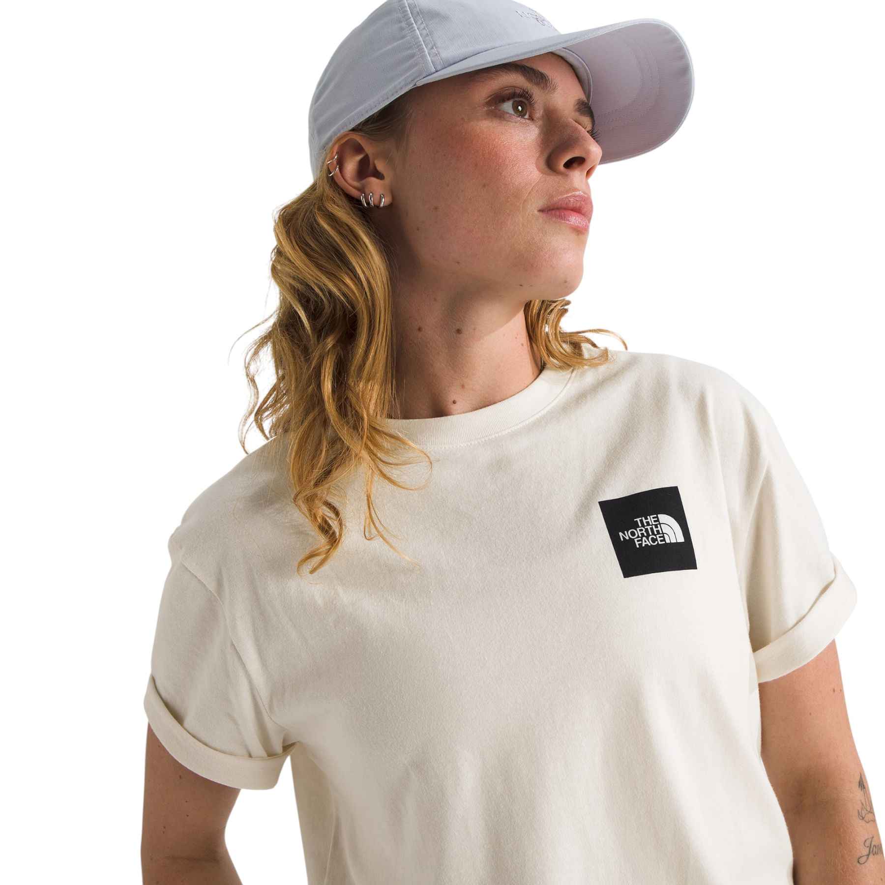 ★THE NORTH FACE★ White Label Women's Soft Wave Short Sleev Dune Sky Short Sleeve Shirt for Women – Half-Moon Outfitters