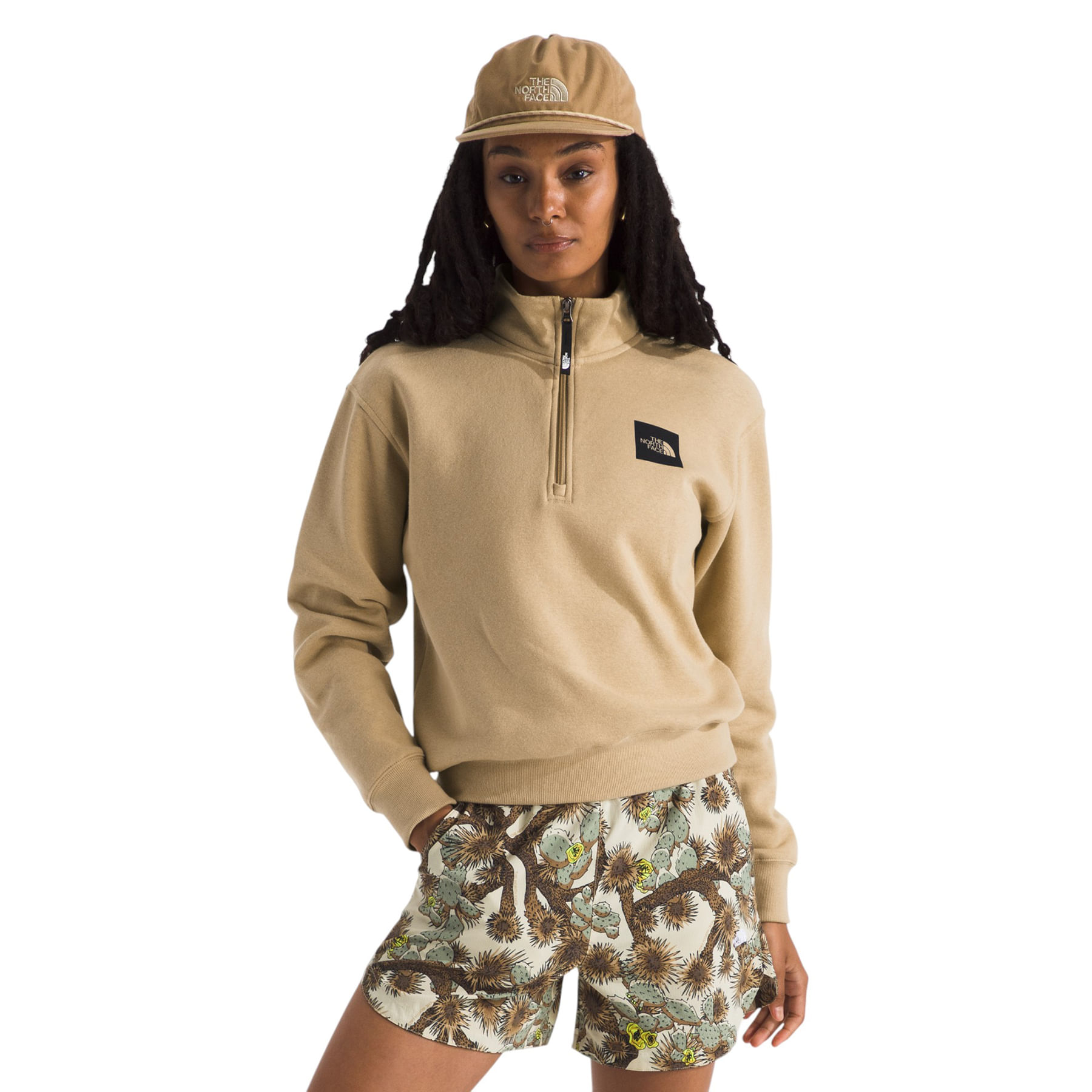 ザ・ノースフェイス The North Face Box Half Dome 1/4 ジップ レディース パーカー スウェット Cyber ベリー The North Face Box Half Dome 1/4 Zip - Women's - Als.com