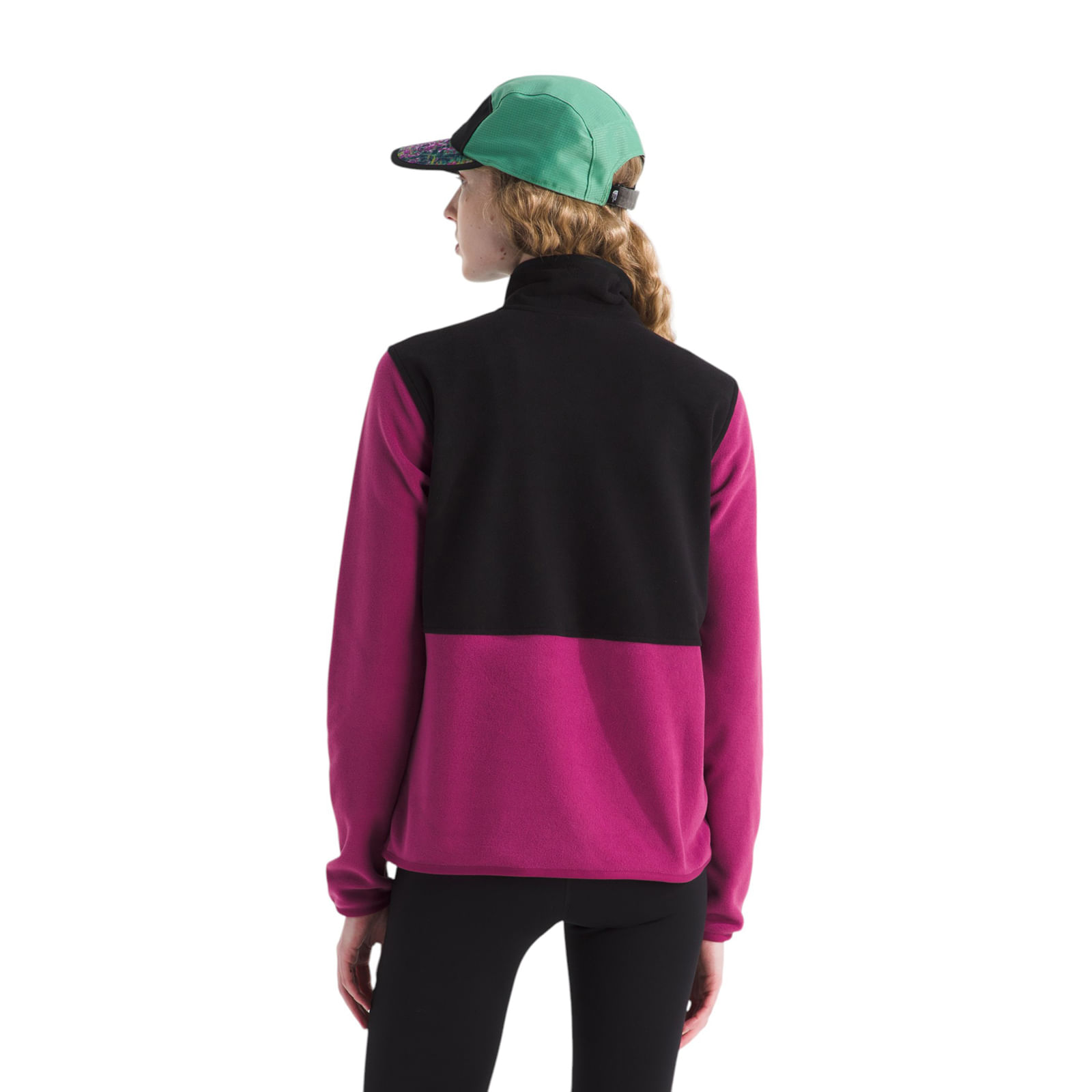 The-North-Face-Glacier-Fleece-Jacket---Women-s-Cyber-Berry---TNF-Black