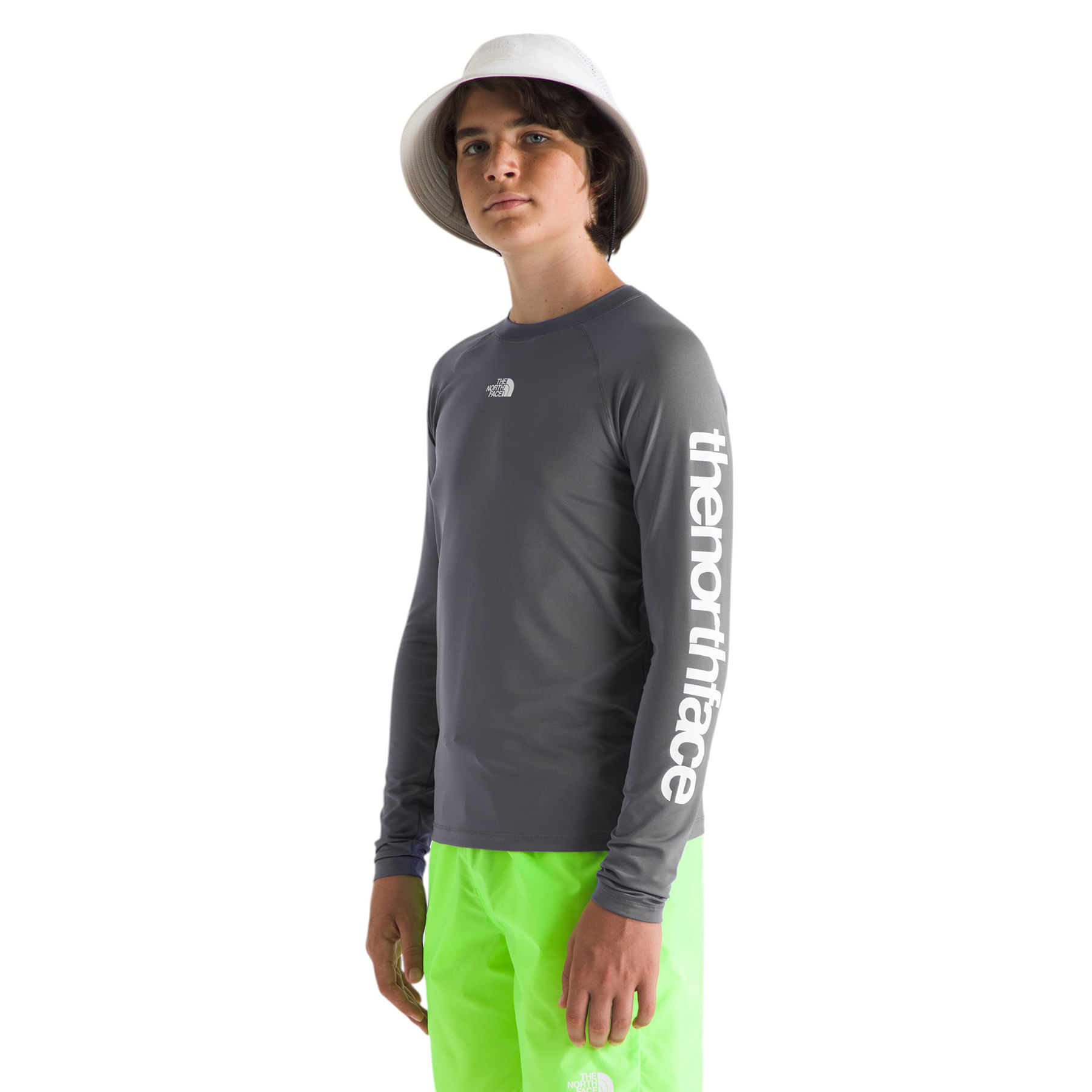 The-North-Face-Amphibious-Long-Sleeve-Tee---Youth-Smoked-Pearl