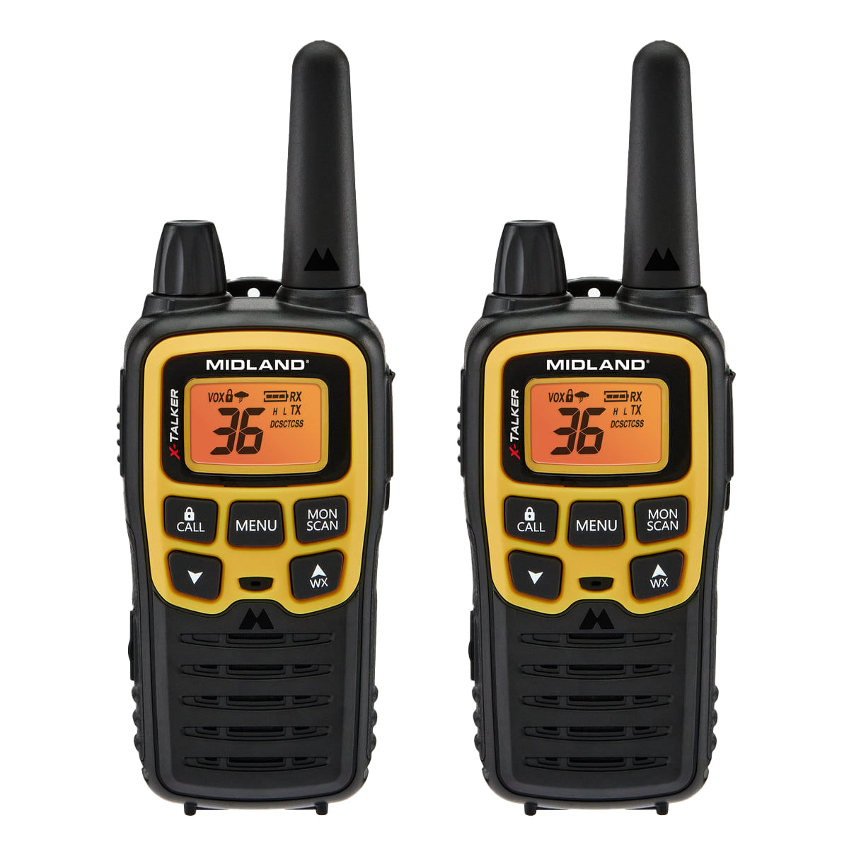 Midland-TT61VP3-36-Channel-GMRS-2-Way-Radios-Black---Highlight-Yellow