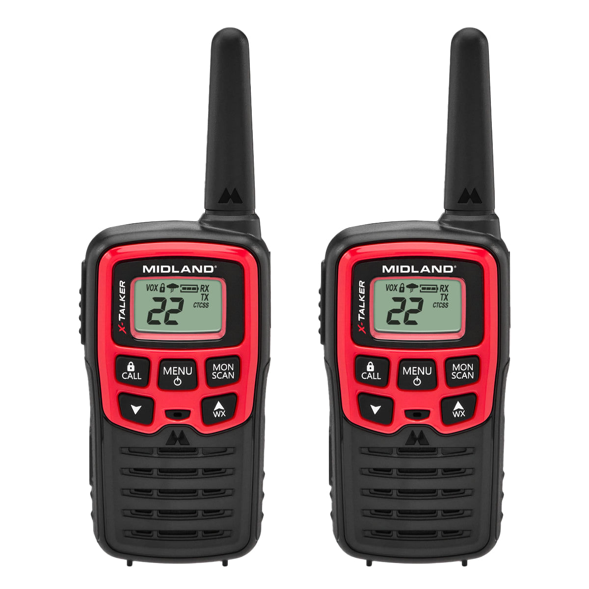 X-Talker-T31-GMRS-Handheld-Radio-Black---Red