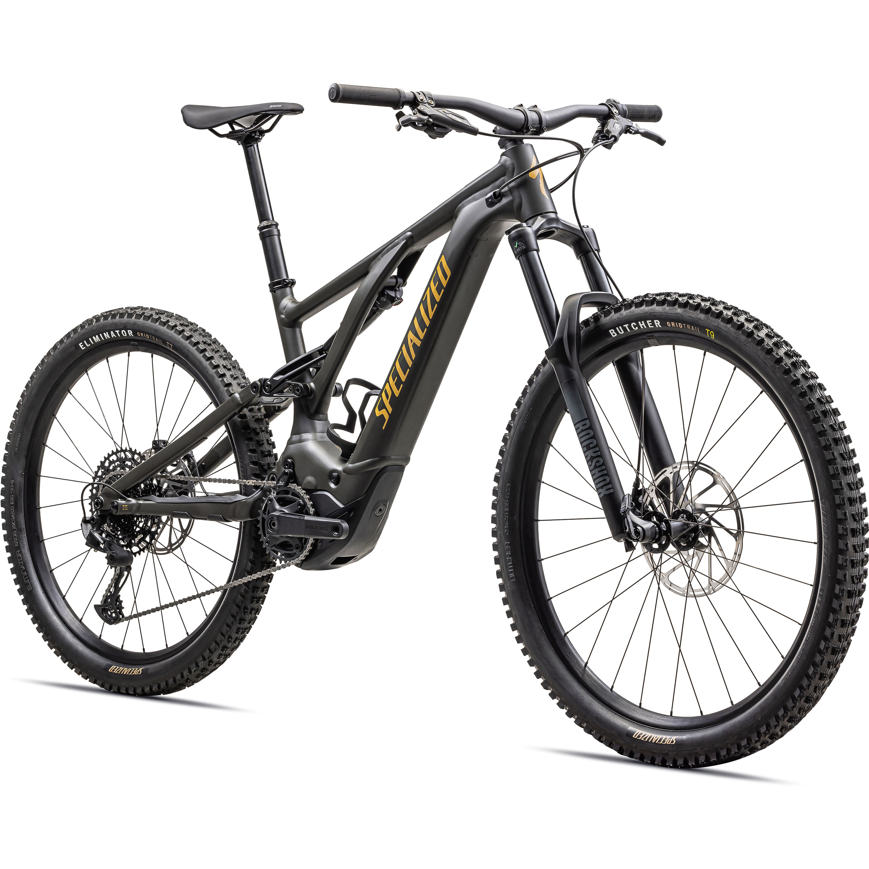 Specialized-Turbo-Levo-Alloy-Bike---2025-Satin-Dark-Moss-Green---Harvest-Gold