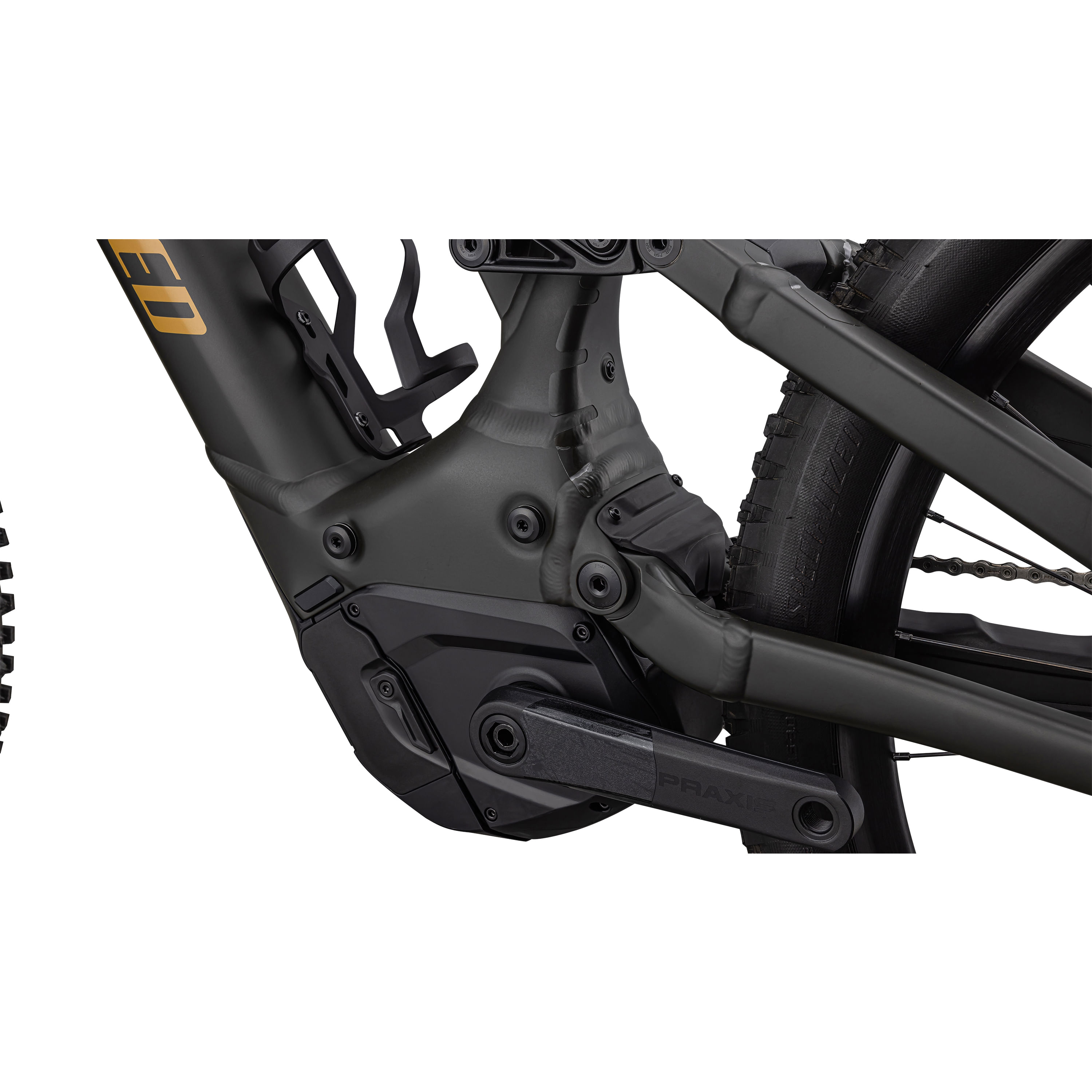 Specialized-Turbo-Levo-Alloy-Bike---2025-Satin-Dark-Moss-Green---Harvest-Gold