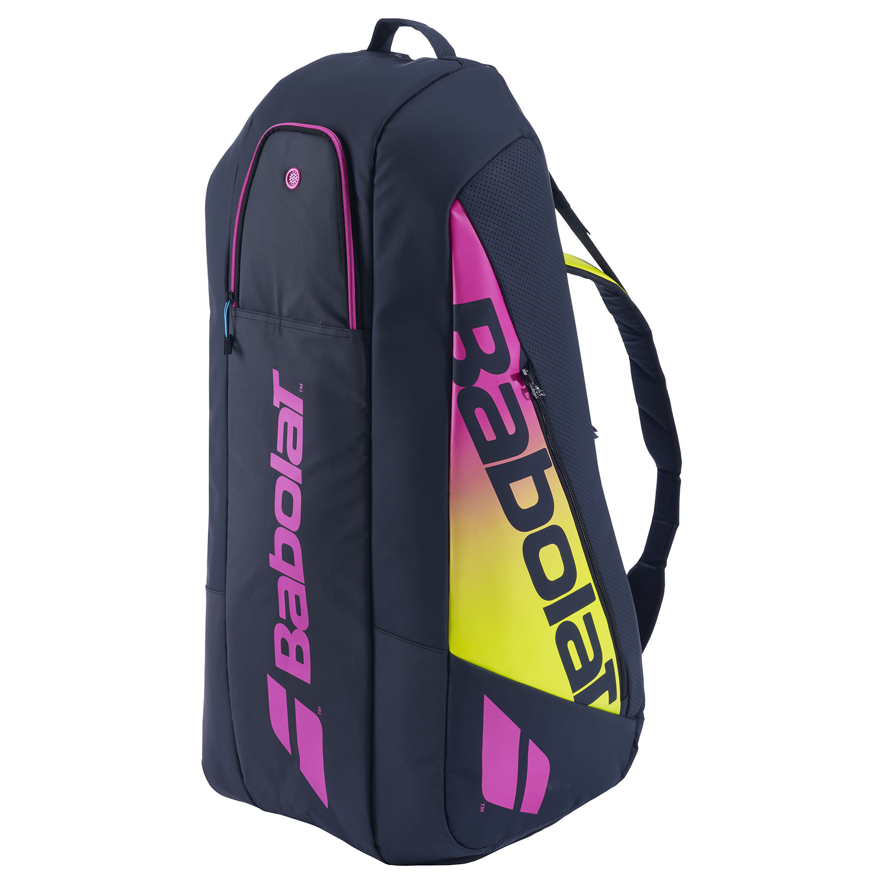 Babolat-Pure-Aero-Rafa-Bag-Yellow---Pink---Blue