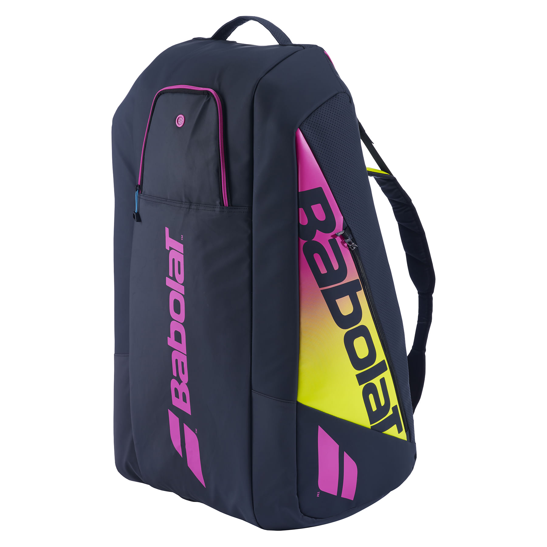 Babolat-Pure-Aero-Rafa-Bag-Yellow---Pink---Blue