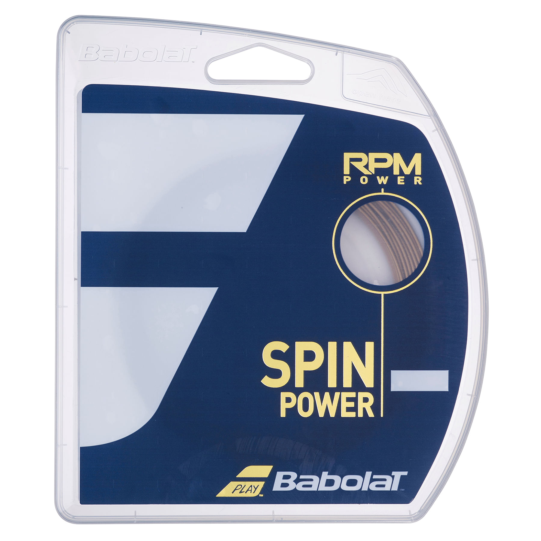 Babolat-Rpm-Power-String-Set-12m-Electric-Brown