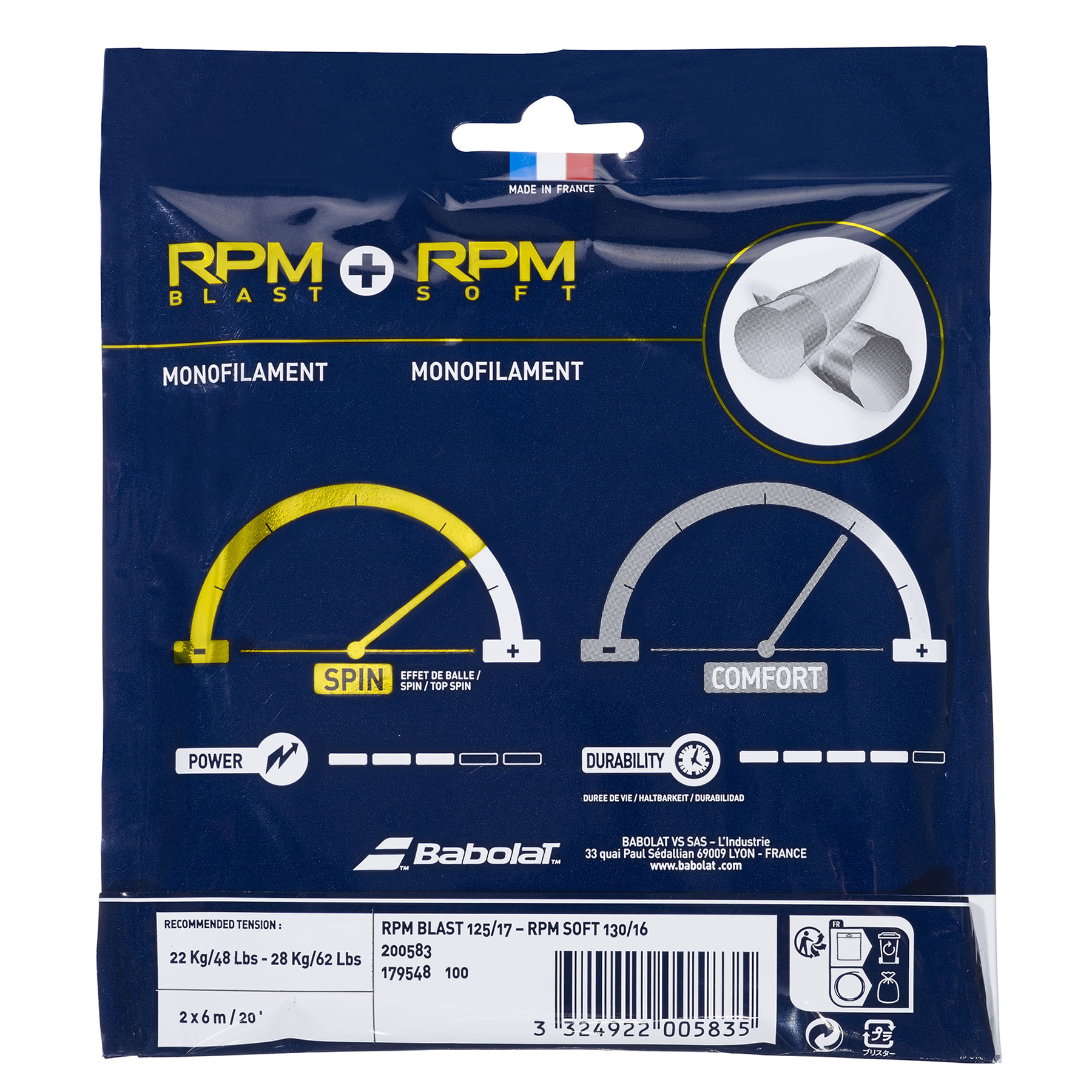 Babolat-RPM-Blast---RPM-Soft-Hybrid-Tennis-String-Multi