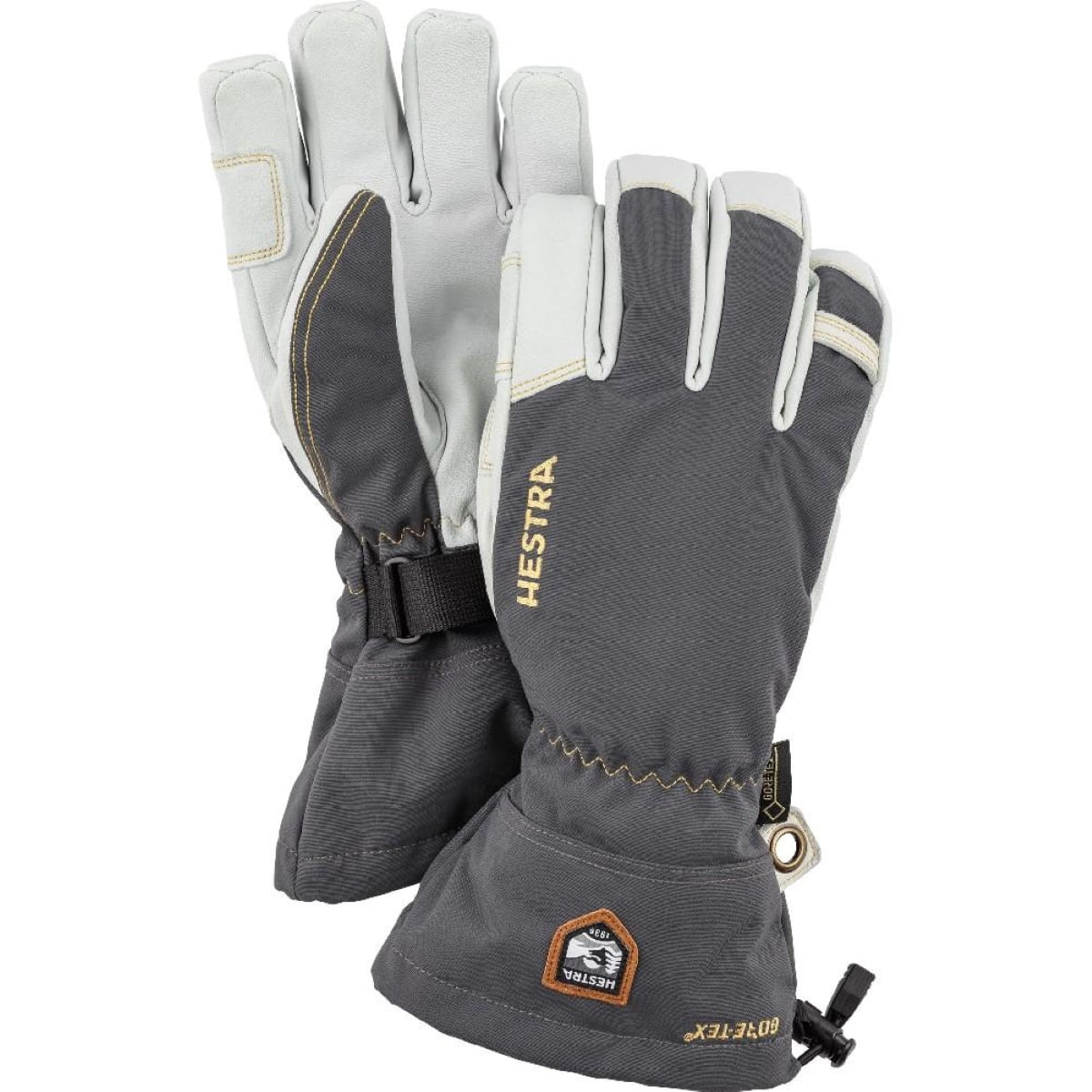 Army Leather Gore-Tex - 3 finger - Black | Hestra Gloves