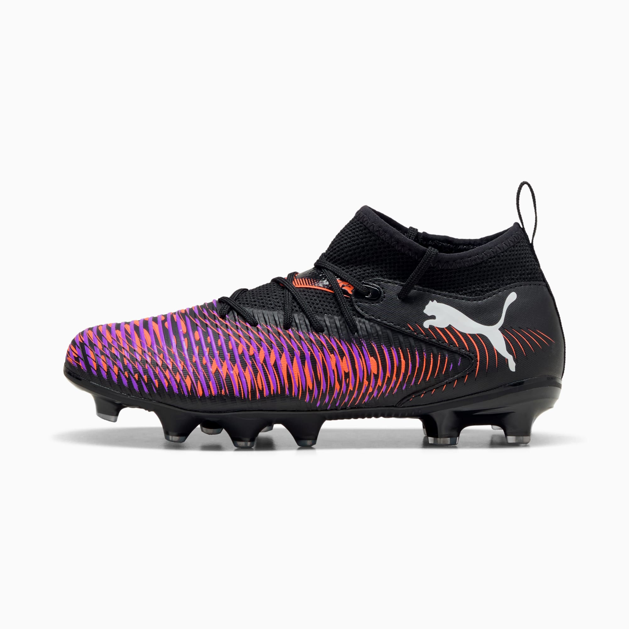 Puma-Future-8-Match-Firm-Ground-Artificial-Ground-Cleat---Youth-PUMA-Black---PUMA-White---Glowing-Red