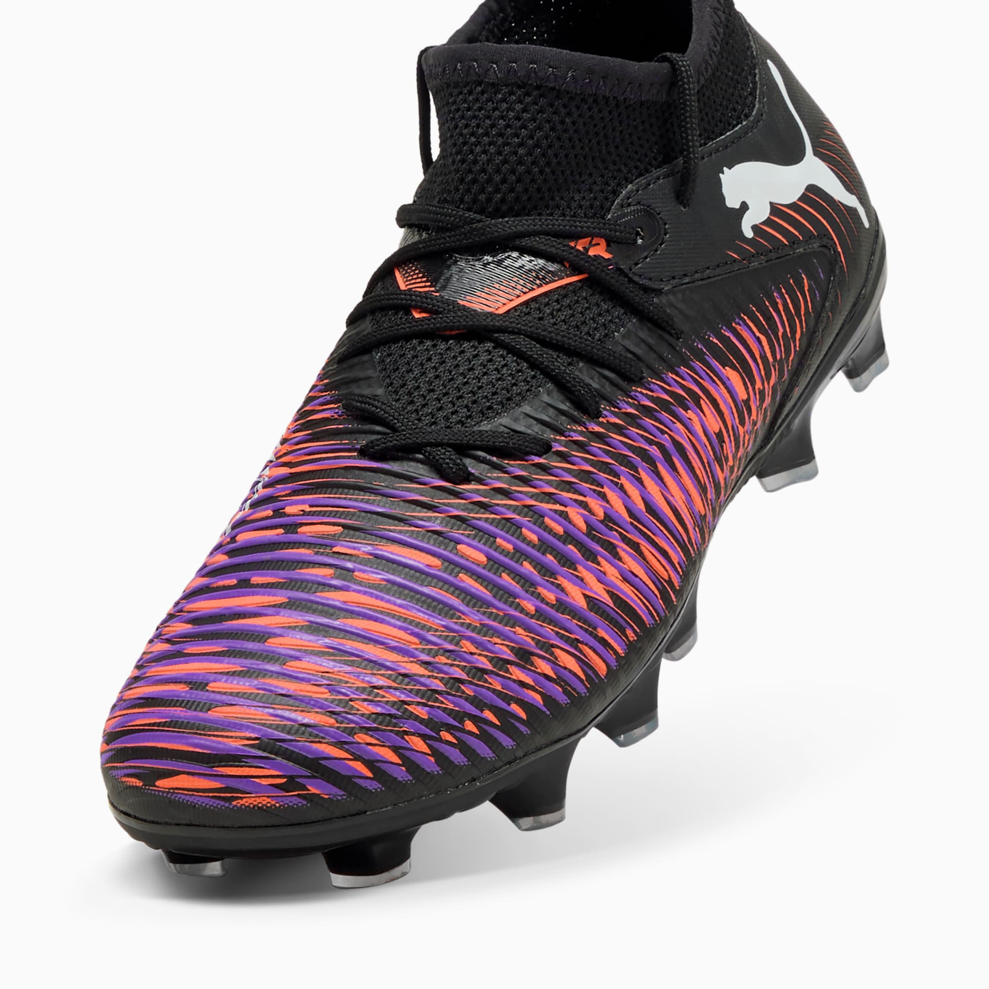 Puma-Future-8-Match-Firm-Ground-Artificial-Ground-Cleat---Youth-PUMA-Black---PUMA-White---Glowing-Red