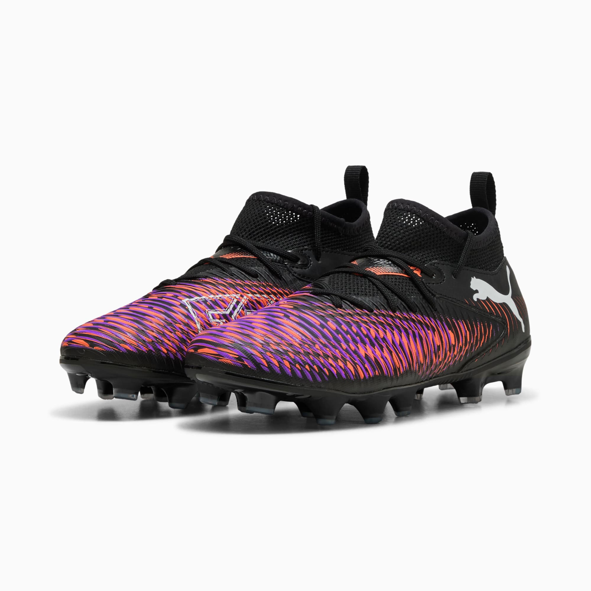Puma-Future-8-Match-Firm-Ground-Artificial-Ground-Cleat---Youth-PUMA-Black---PUMA-White---Glowing-Red