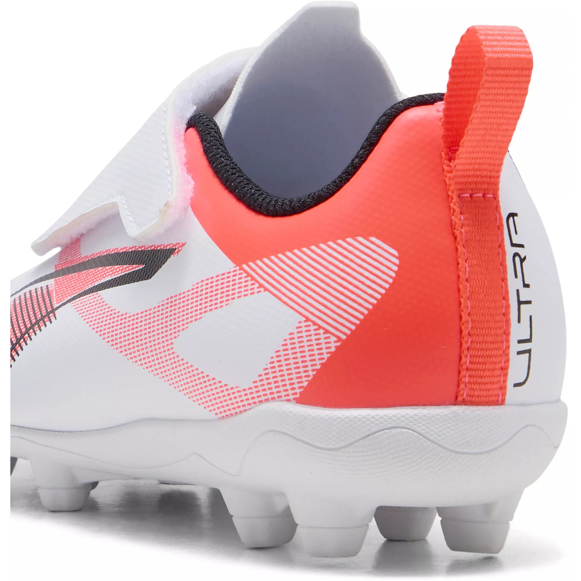 Puma-Ultra-5-Play-Rb-Firm-Ground-Artificial-Ground-Cleat---Youth-PUMA-White---PUMA-Black---Glowing-Red