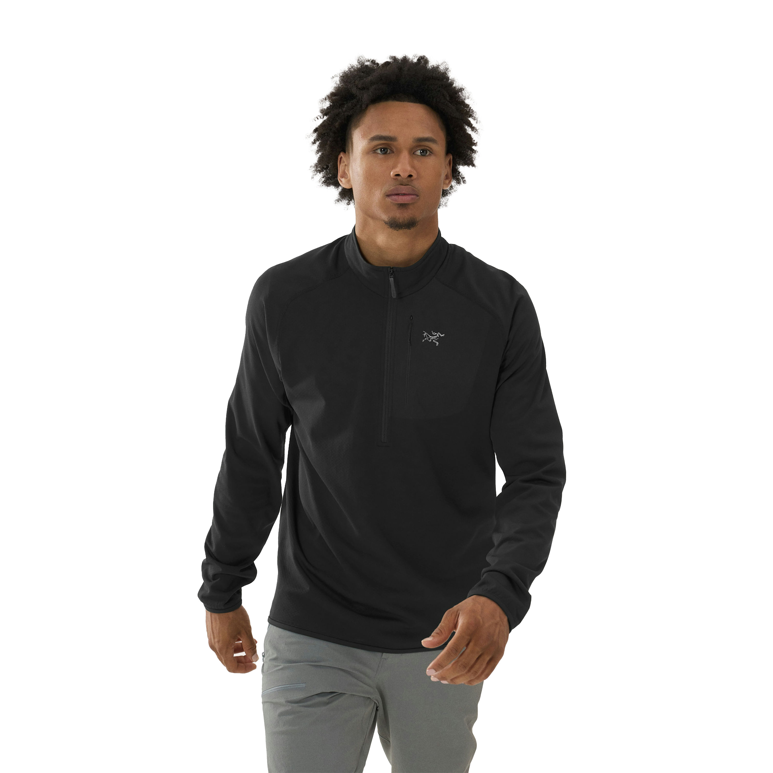 Arc-teryx-Delta-1-2-Zip-Neck-Pullover-Jacket---Men-s-Black-X