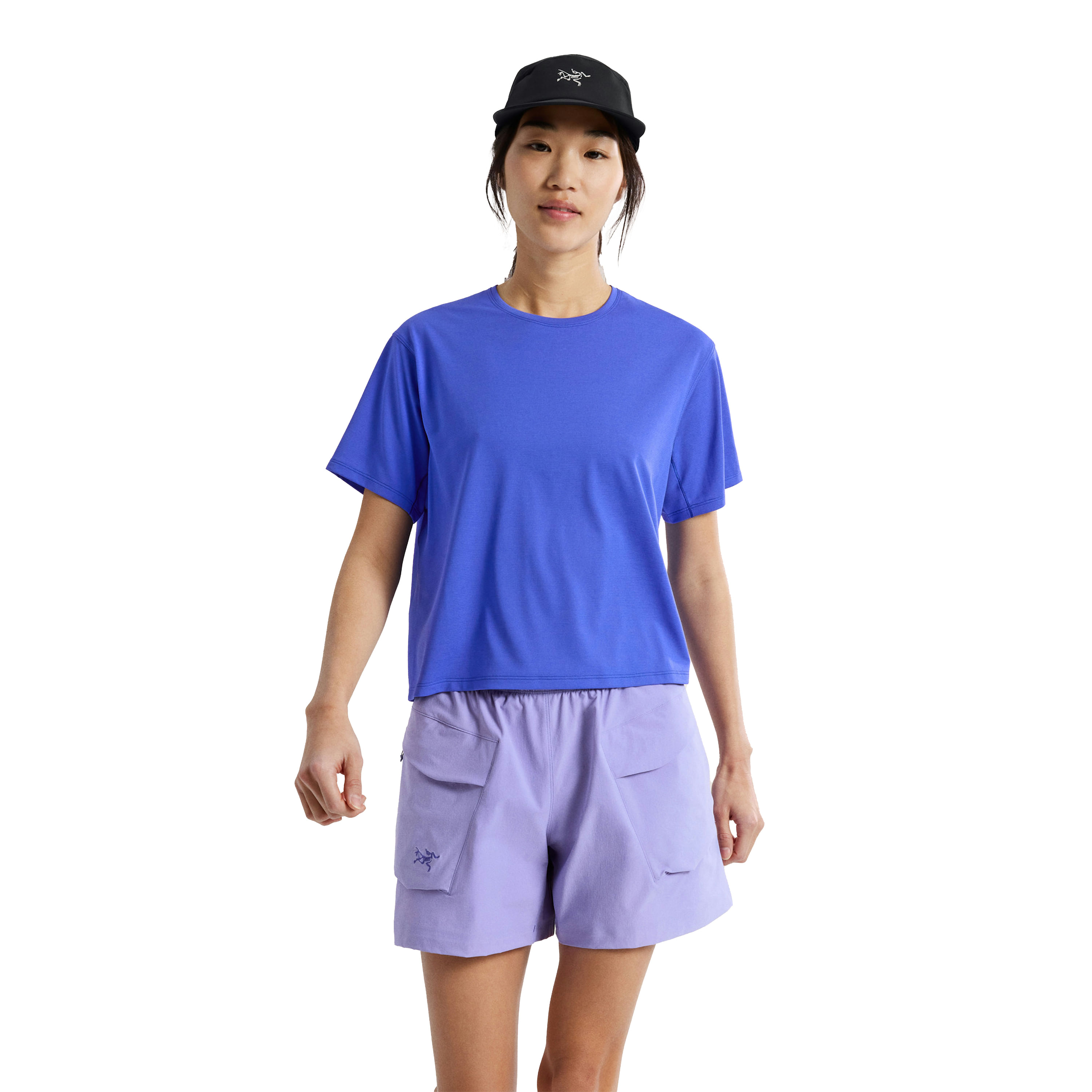 Arc-teryx-Taema-Crop-Short-Sleeve-Shirt---Women-s-Electra-Heather