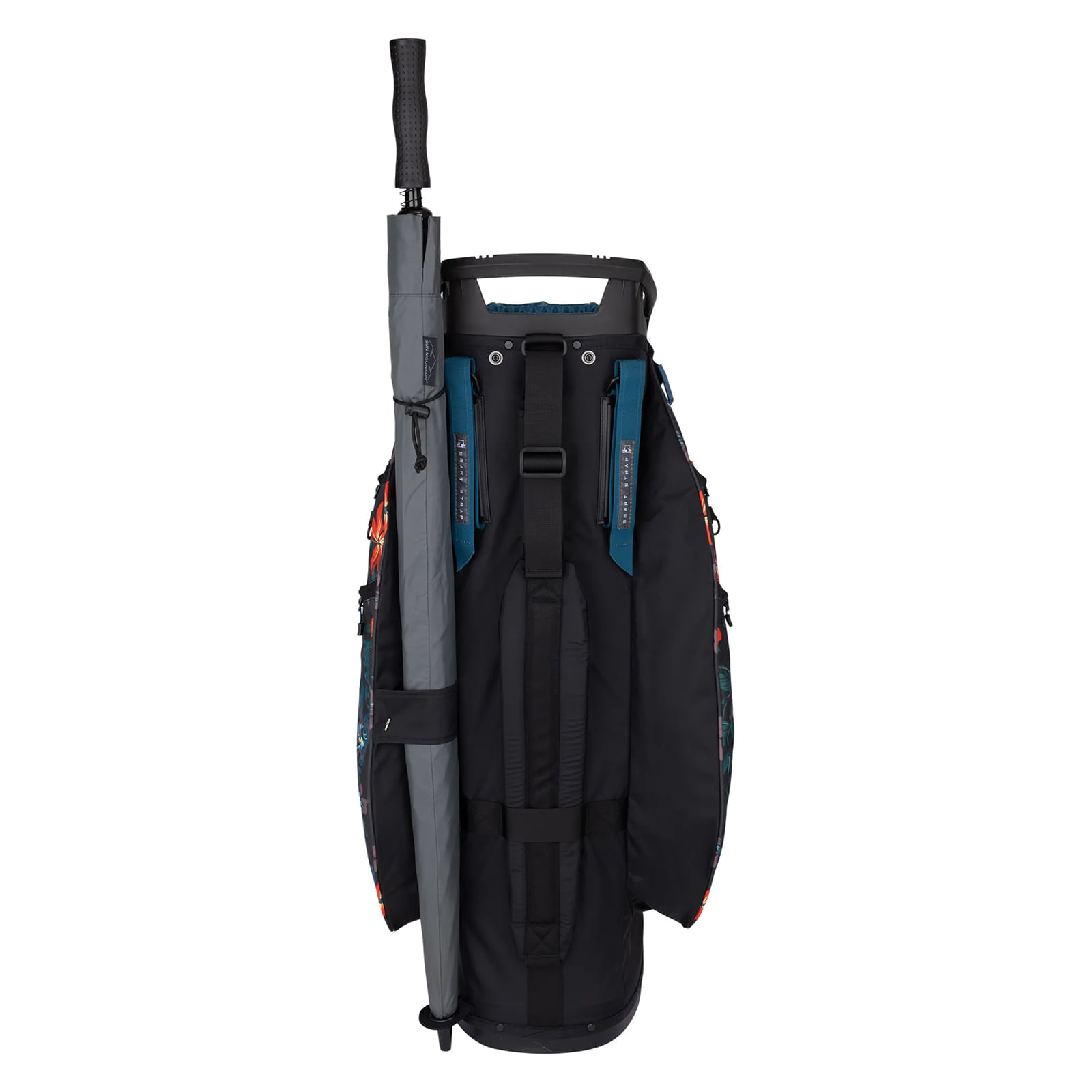 Sun-Mountain-Diva-Cart-Bag---2025-Black---Tropic-Flower