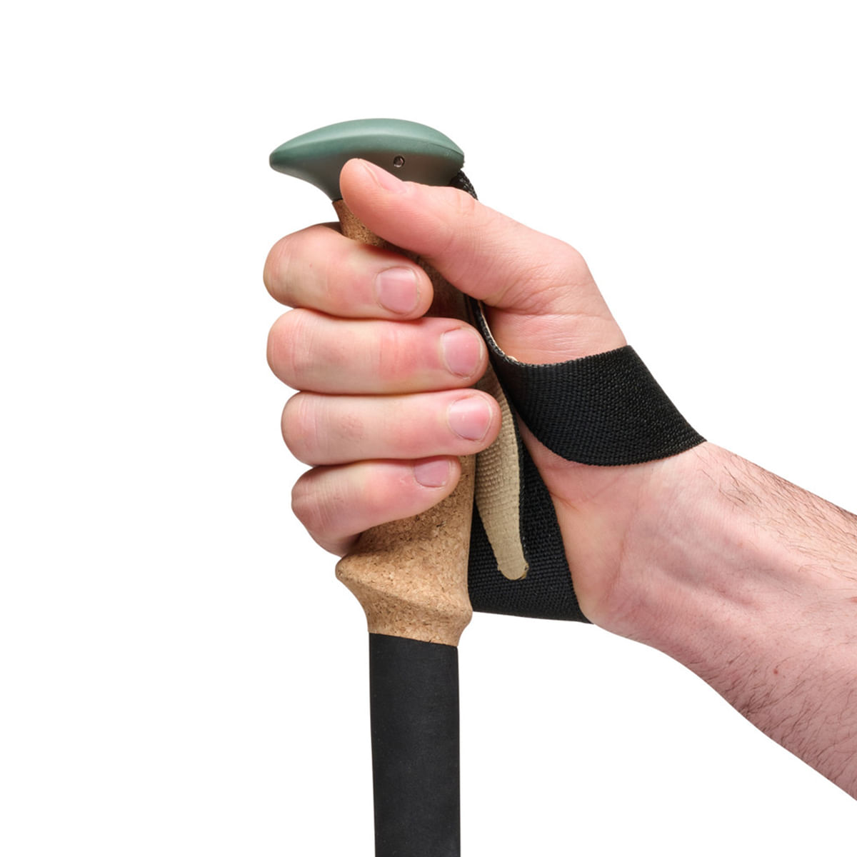 Black-Diamond-Trail-Cork-Trekking-Pole-Laurel-Green