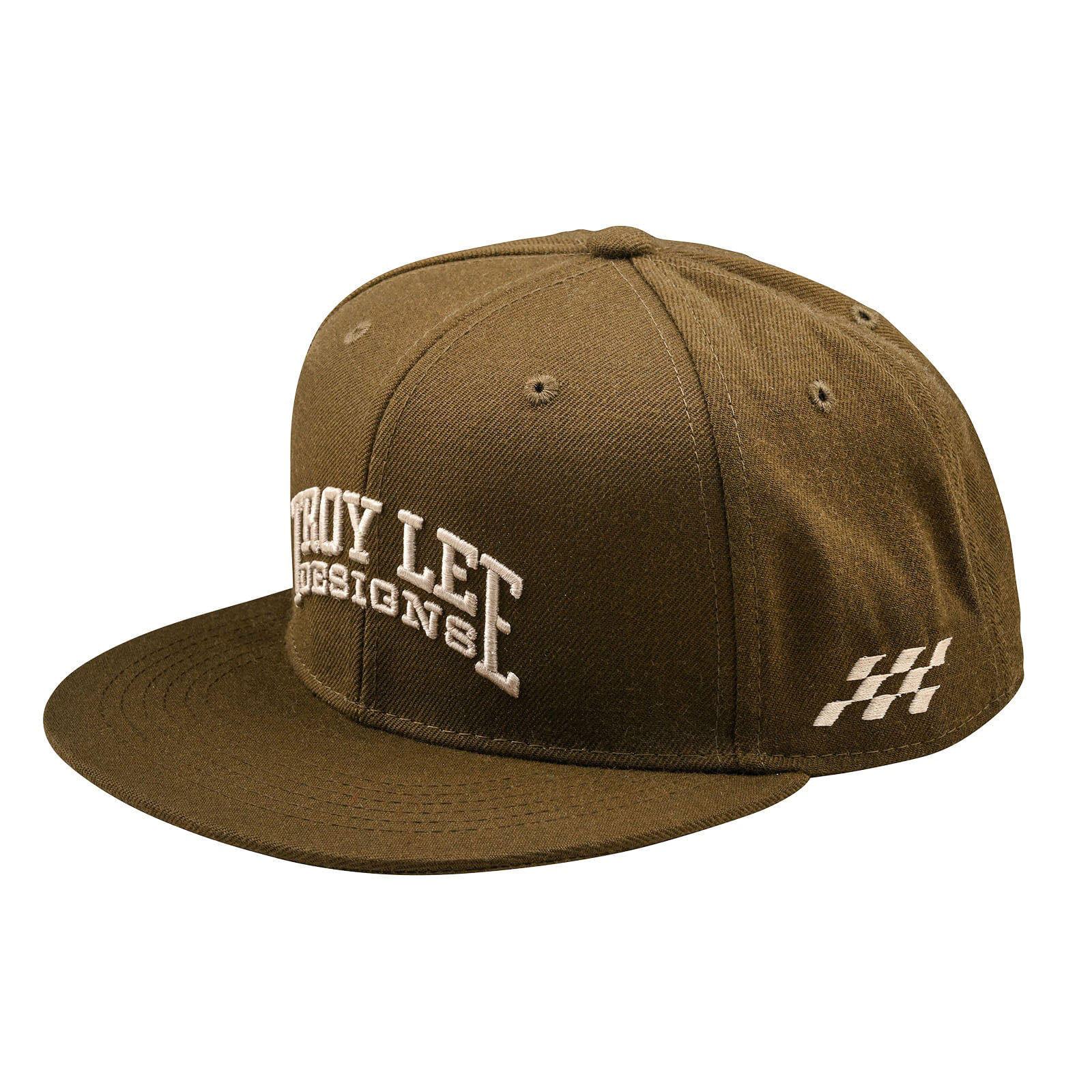 Troy-Lee-Designs-Snapback-Flat-Bill-Scholar-Hat-Olive